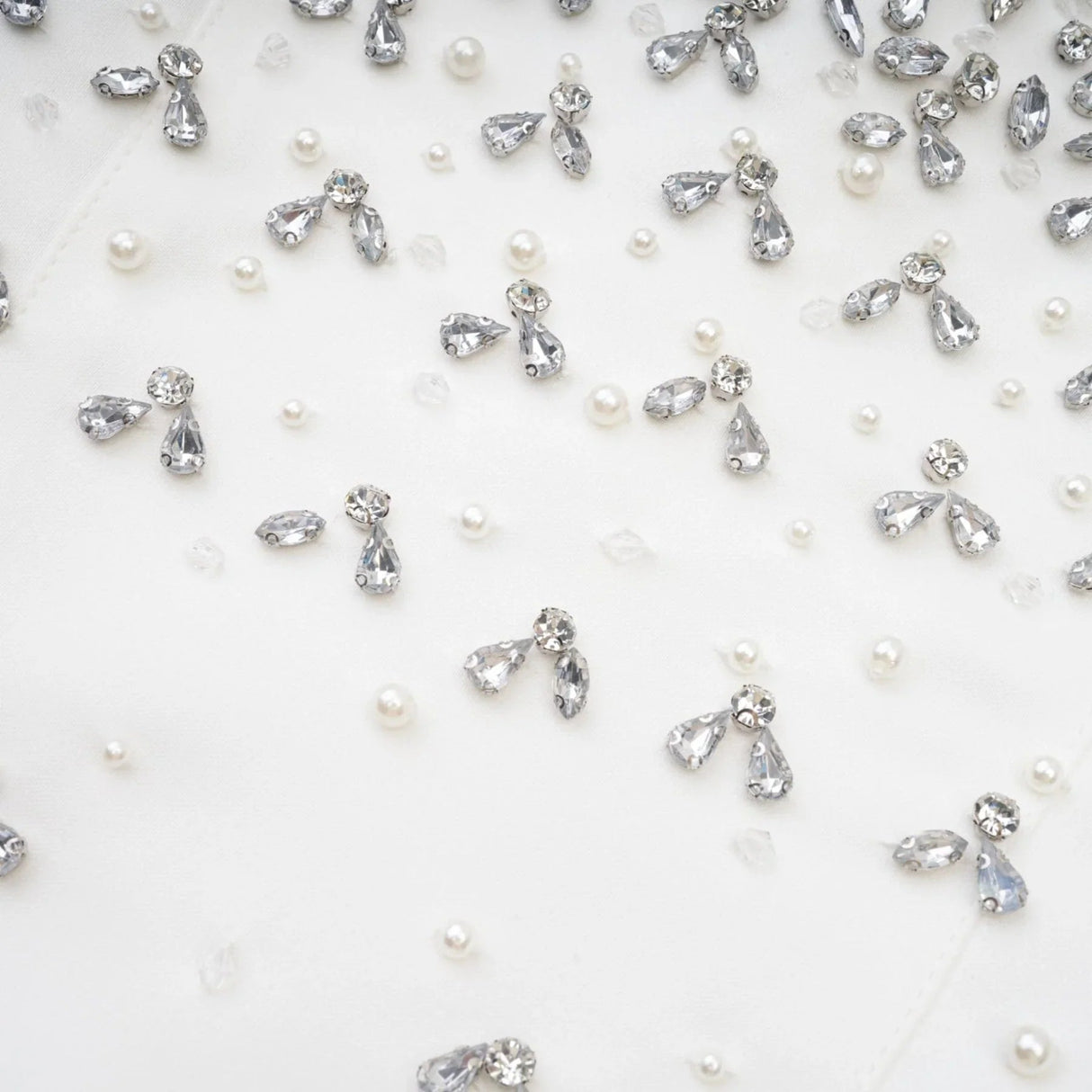 Abigail Mini Dress - Sleeveless Off the Shoulder Embellished Rear Zip Fastening