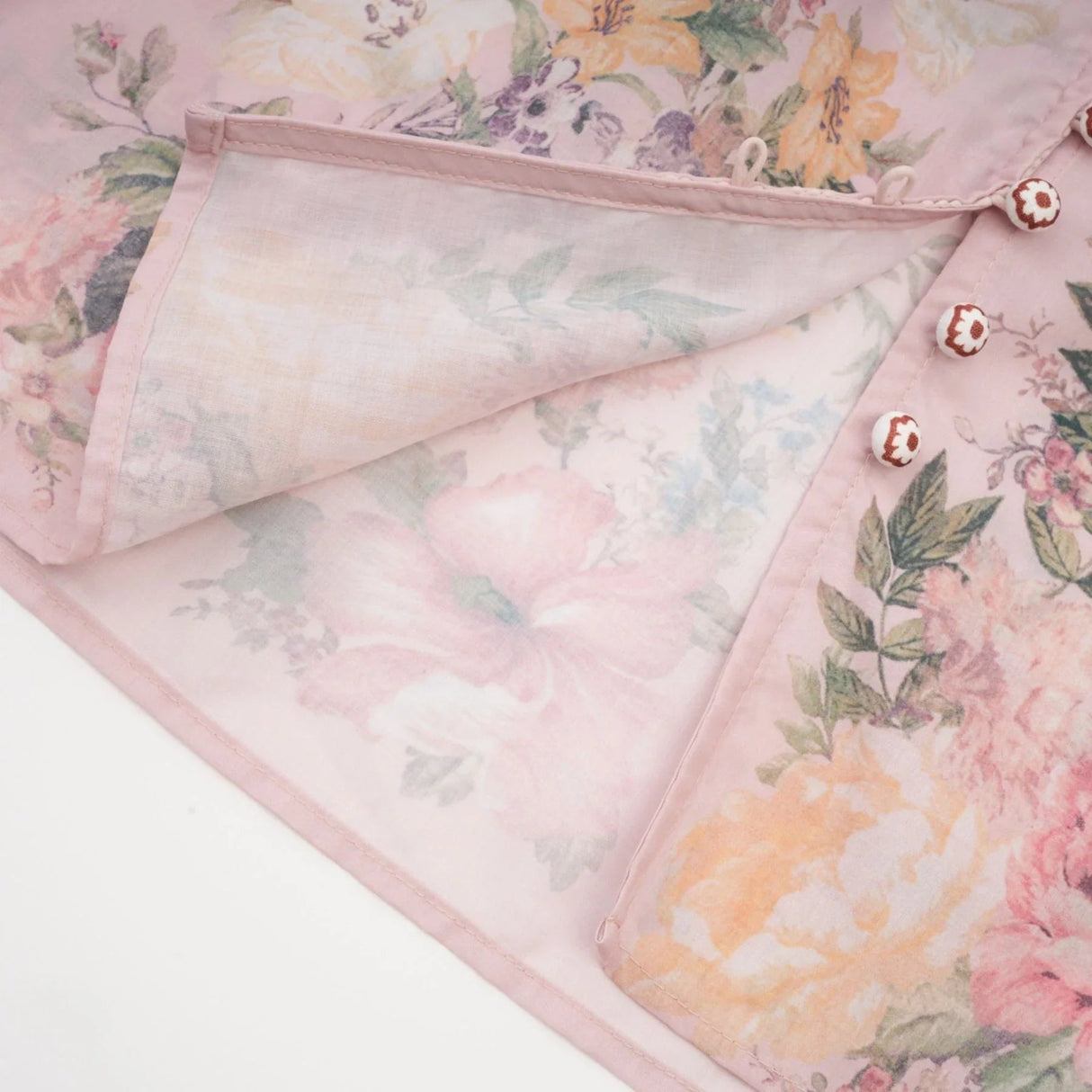 Adalyn Shirt & Shorts - Puff Sleeves - High Neck - Placement - Elastic Waistband