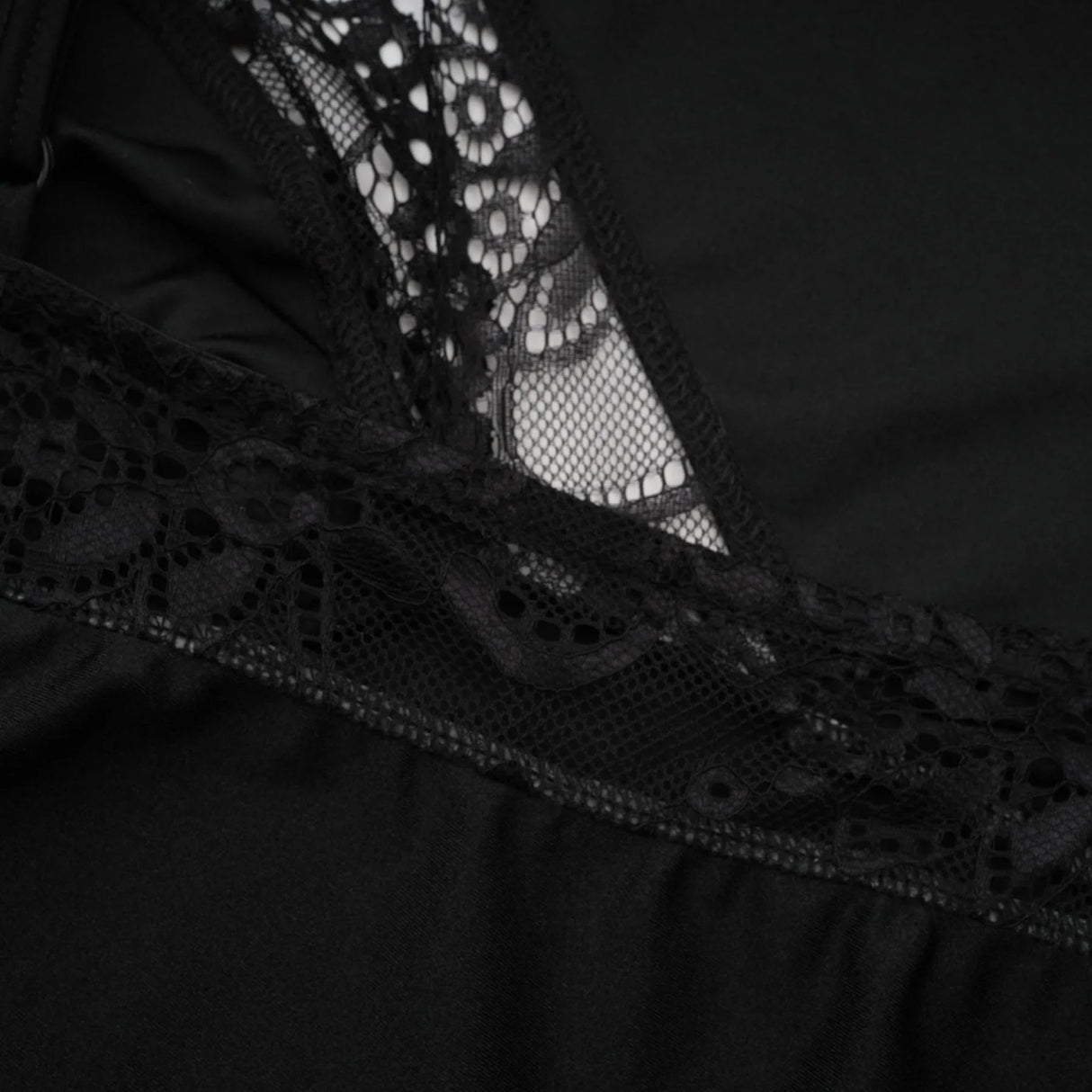 Addison Mini Dress - One - Shoulder Style - Lace and Cut - Out Detailing - Side Split - Asymmetric Hem