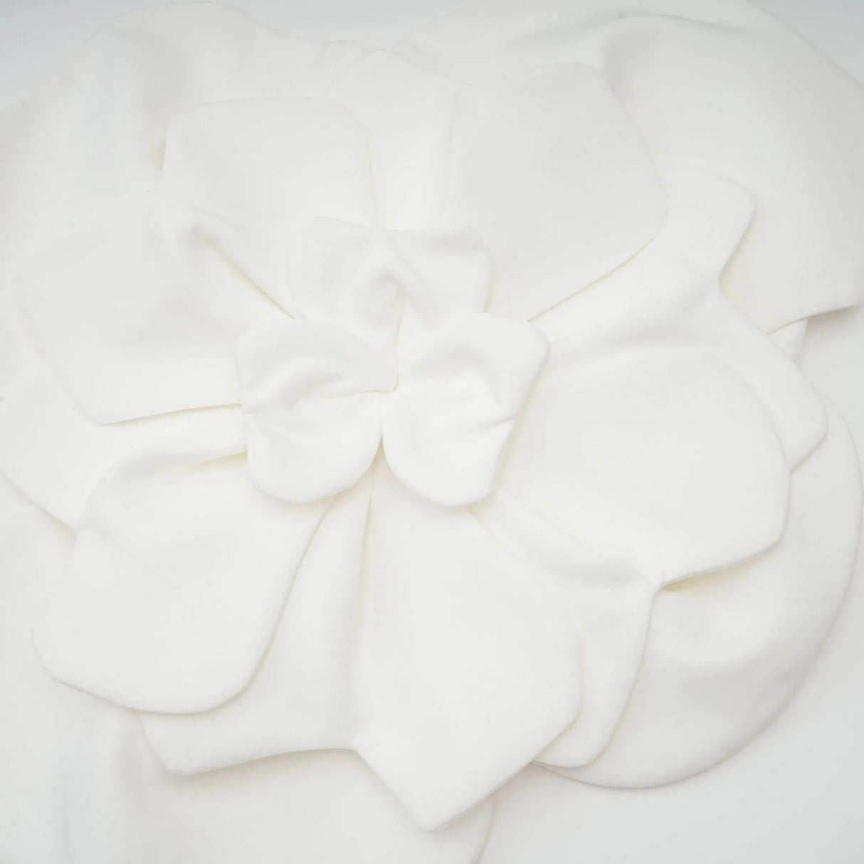 Adrianna Floral Top - Off the Shoulder Design - Sleeveless - Floral Appliqu Detailing - Cropped Length