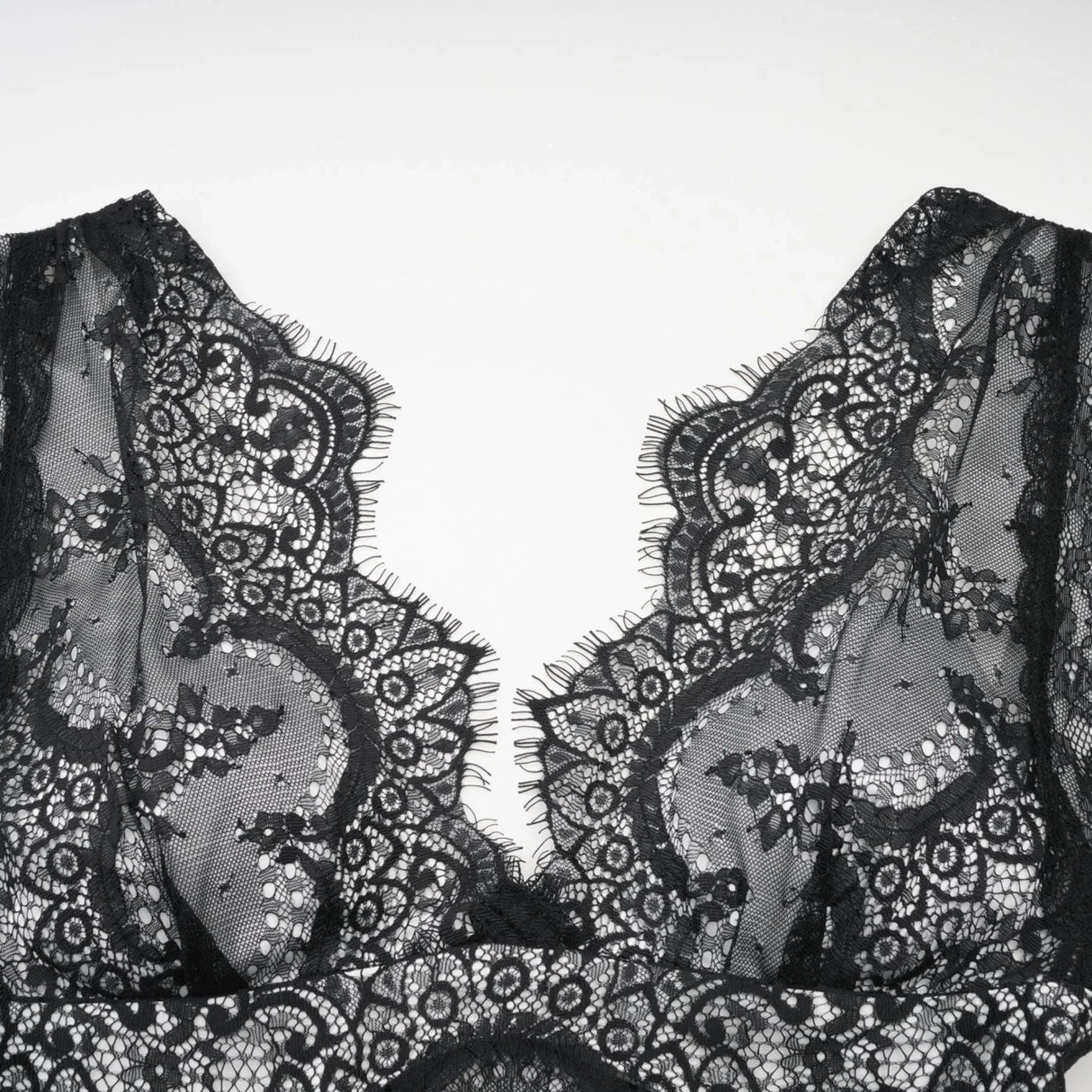 Adrianna Maxi Dress - V Neck - Sleeveless - Satin & Lace Overlay - Flared Hem - Contrast Colors