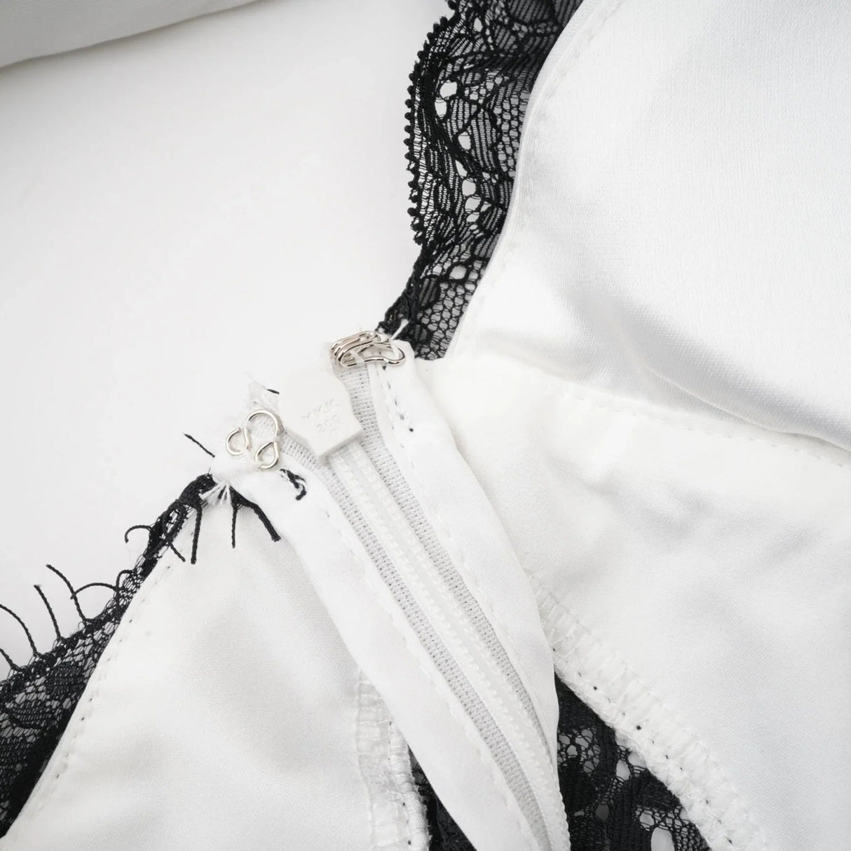 Adrianna Maxi Dress - V Neck - Sleeveless - Satin & Lace Overlay - Flared Hem - Contrast Colors