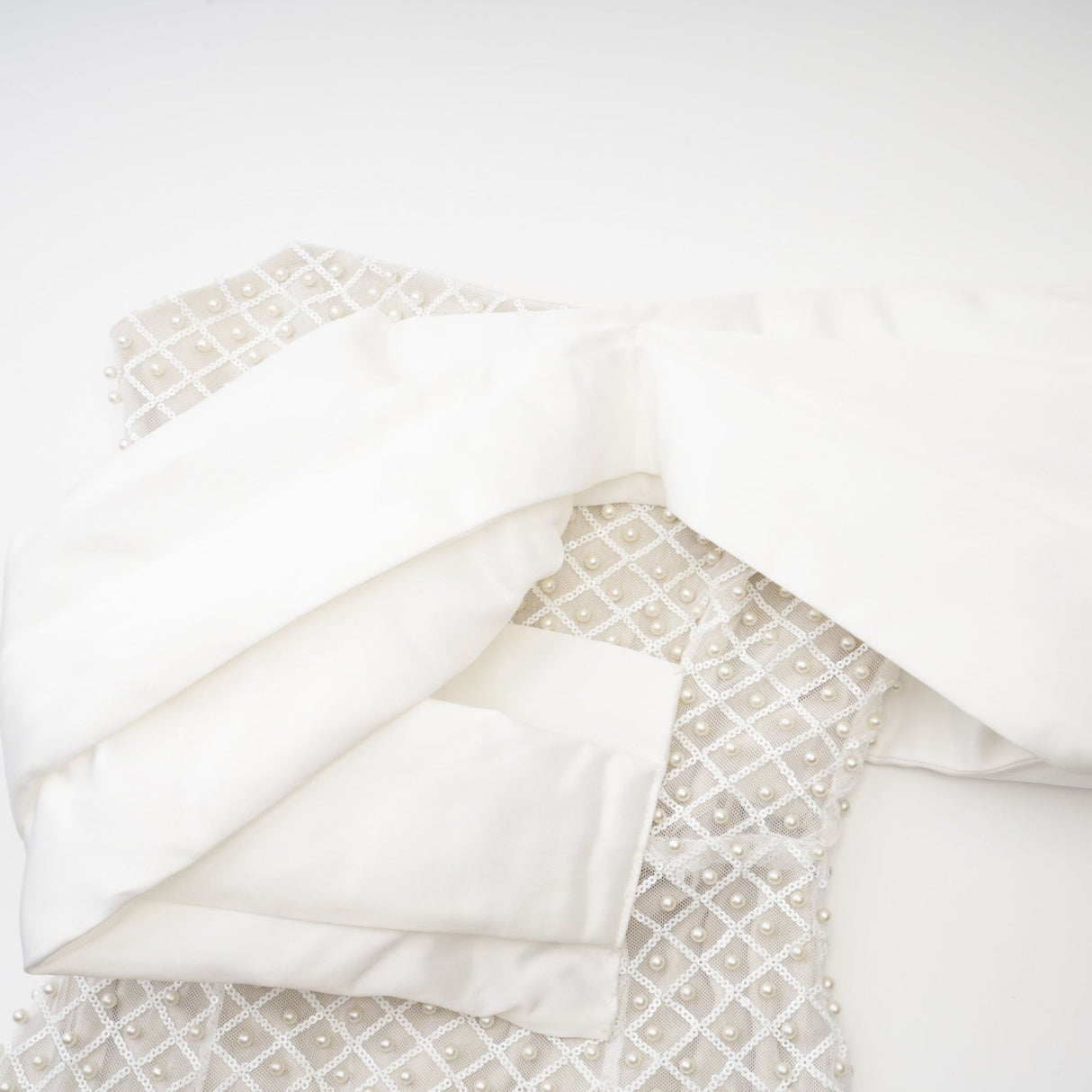 Agata Dress - Off - Shoulder - Midi - Embellished