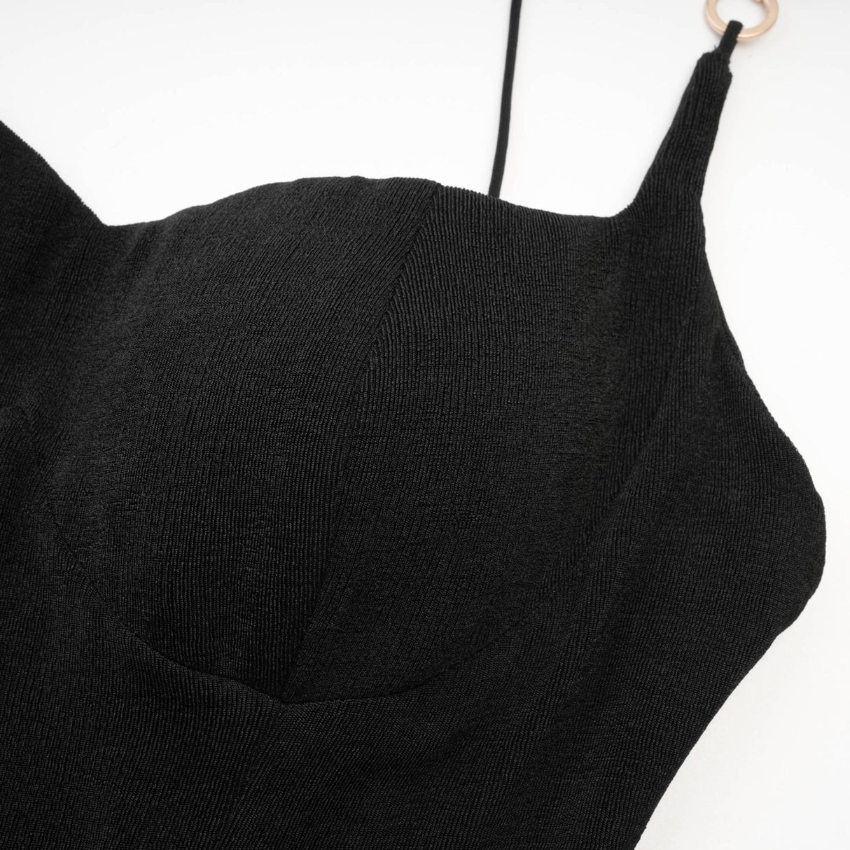 Ailbhe Bustier Maxi Dress - Spaghetti Straps - Back Slit - Bodycon Fit