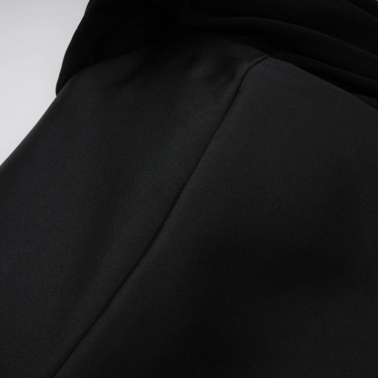 Ainara Black Off Shoulder Polished Midi Dress