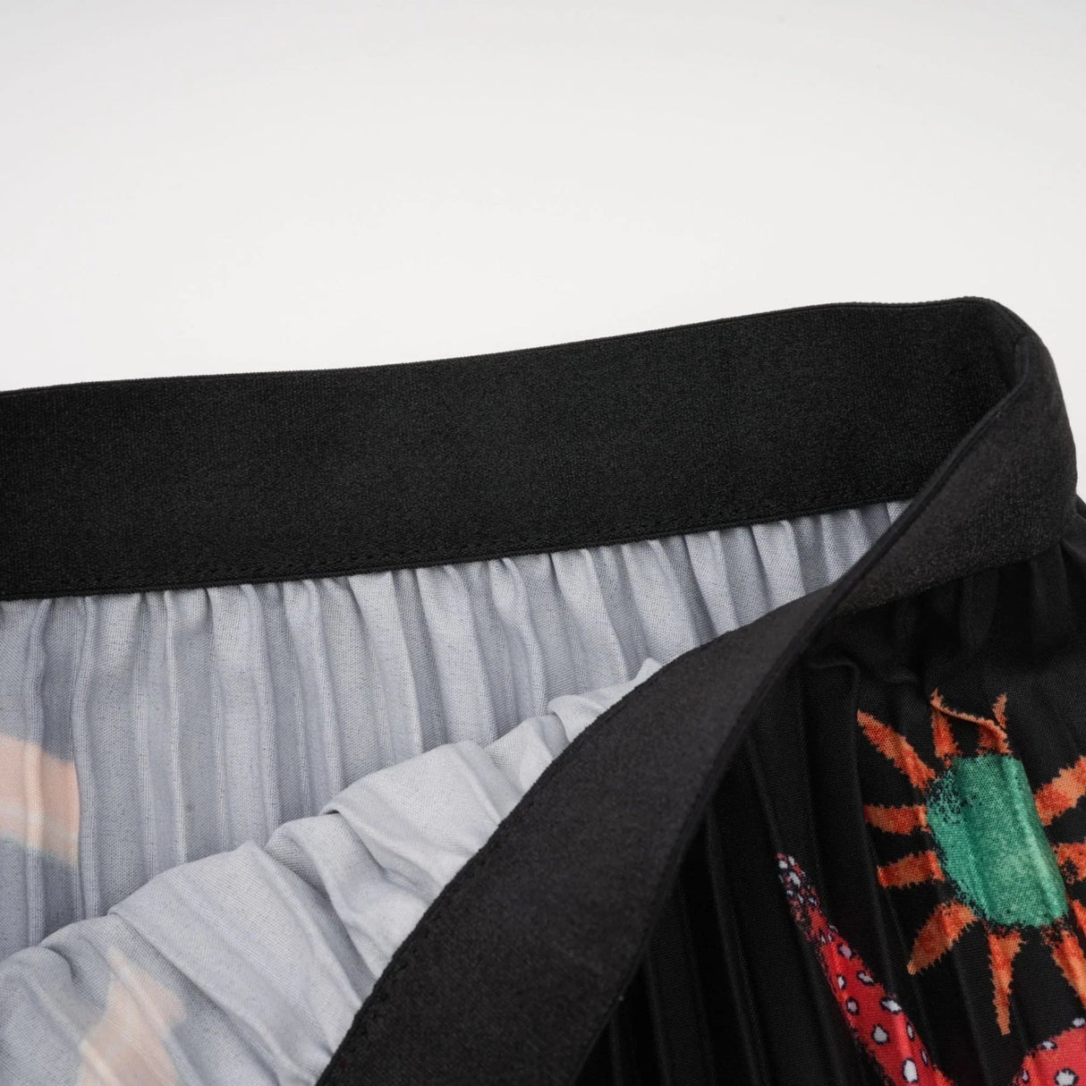 Ainsley Skirt & Top Set - Short Sleeves - Mock Neck - Pattern - Pleat Detailing