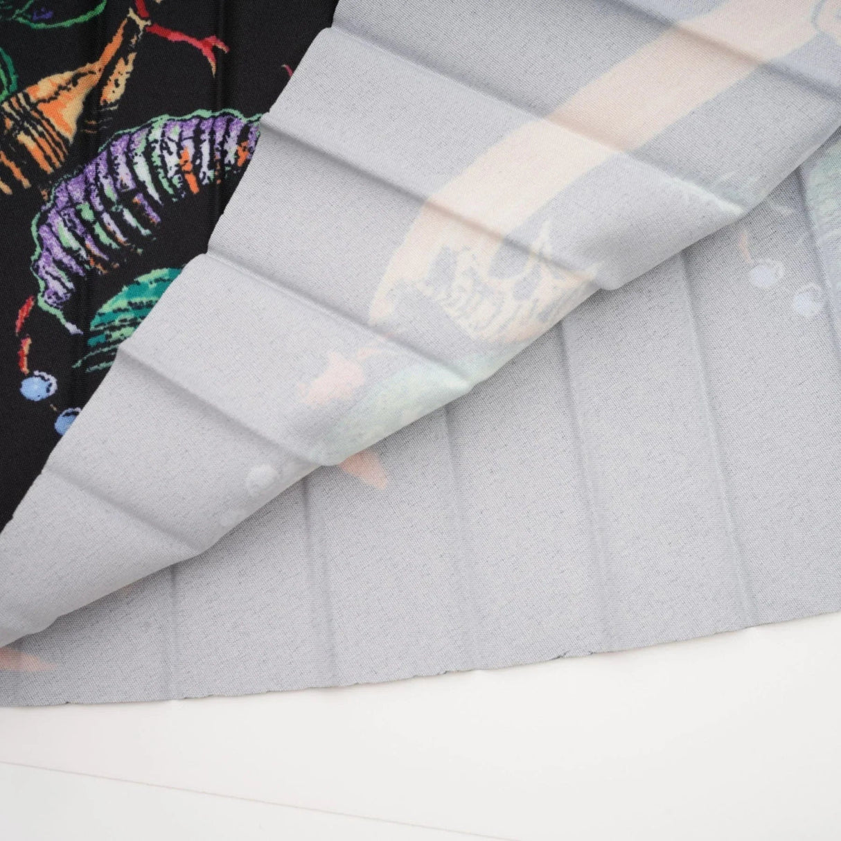 Ainsley Skirt & Top Set - Short Sleeves - Mock Neck - Pattern - Pleat Detailing