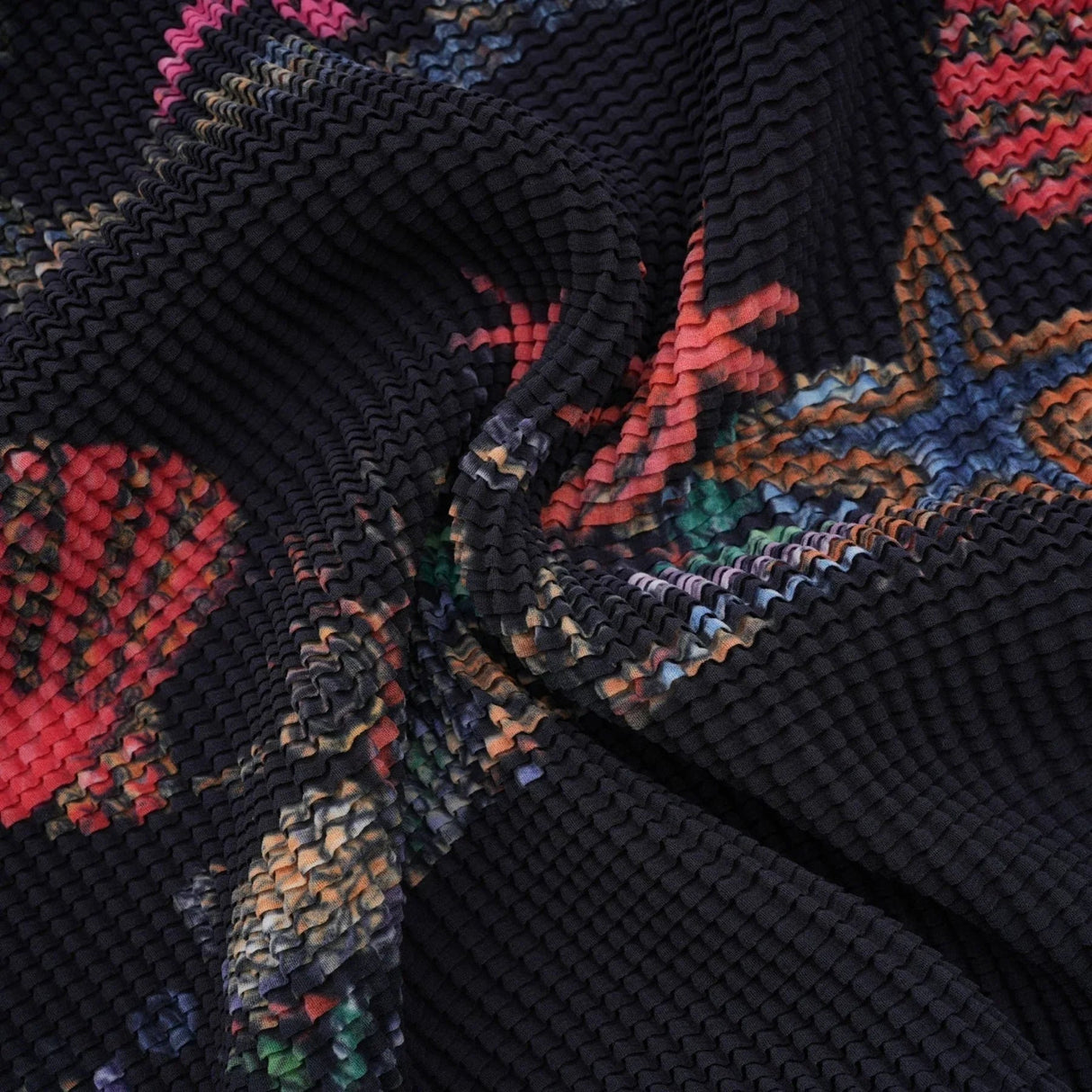 Ainsley Skirt & Top Set - Short Sleeves - Mock Neck - Pattern - Pleat Detailing