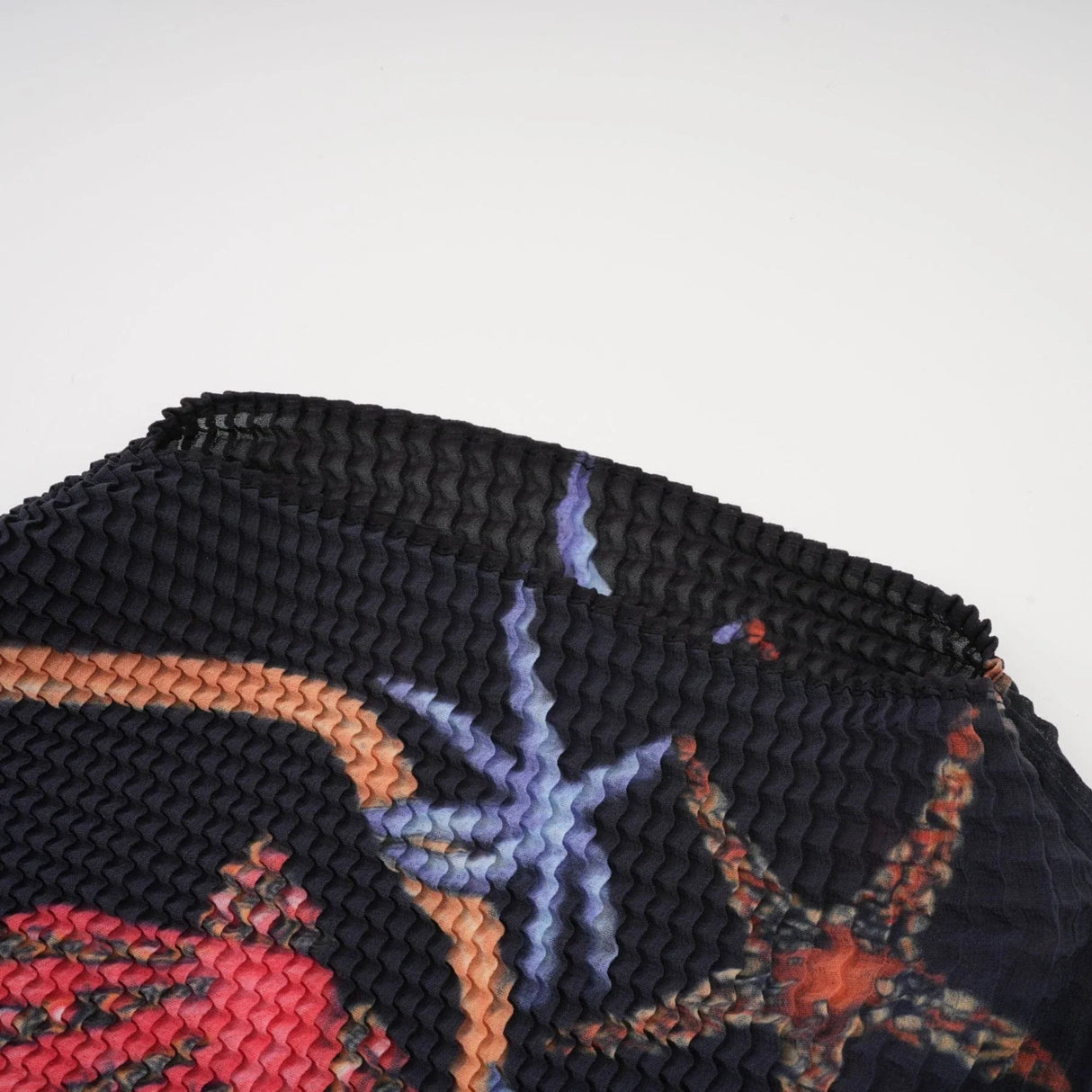 Ainsley Skirt & Top Set - Short Sleeves - Mock Neck - Pattern - Pleat Detailing