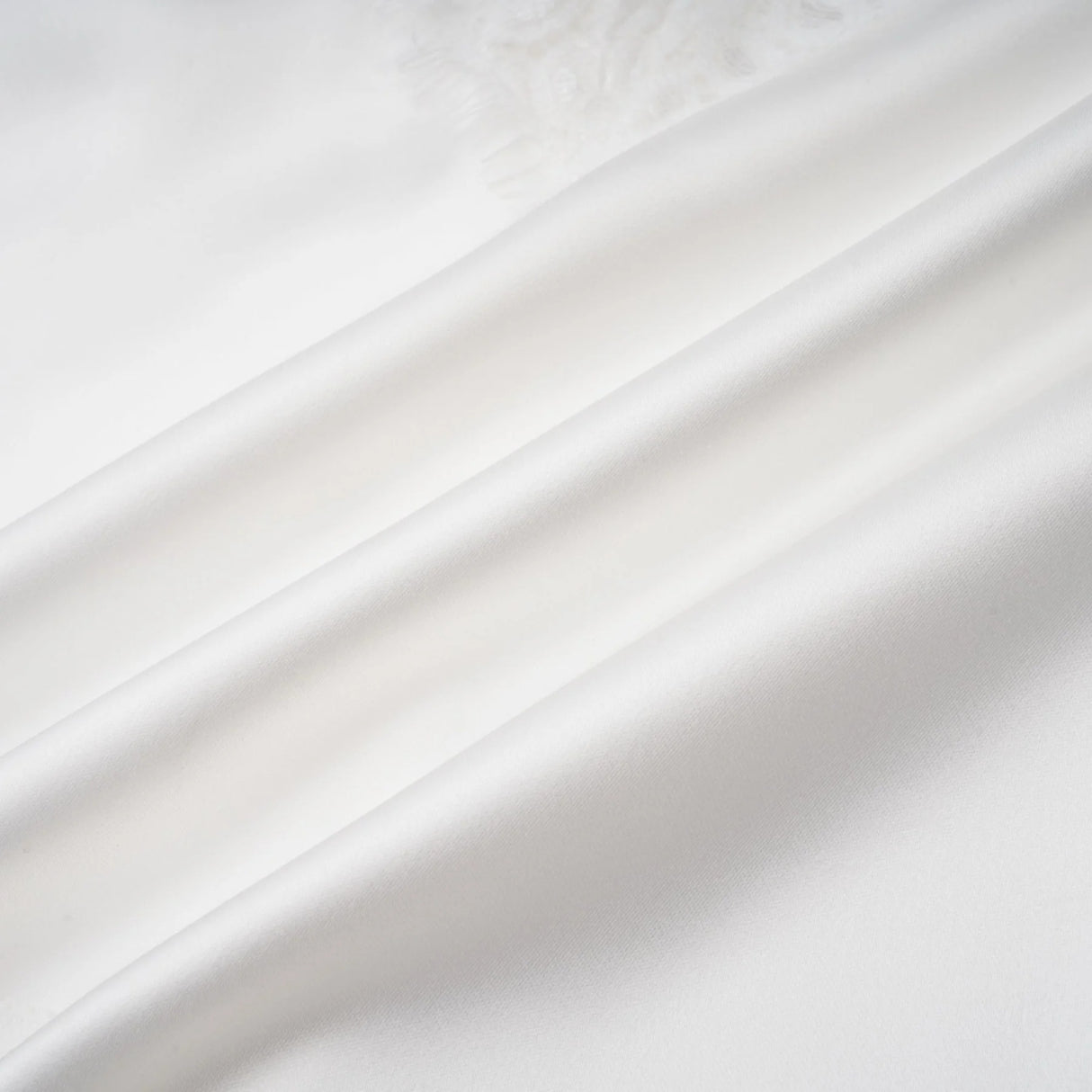 Airelle White Satin Panel Lace Maxi Dress