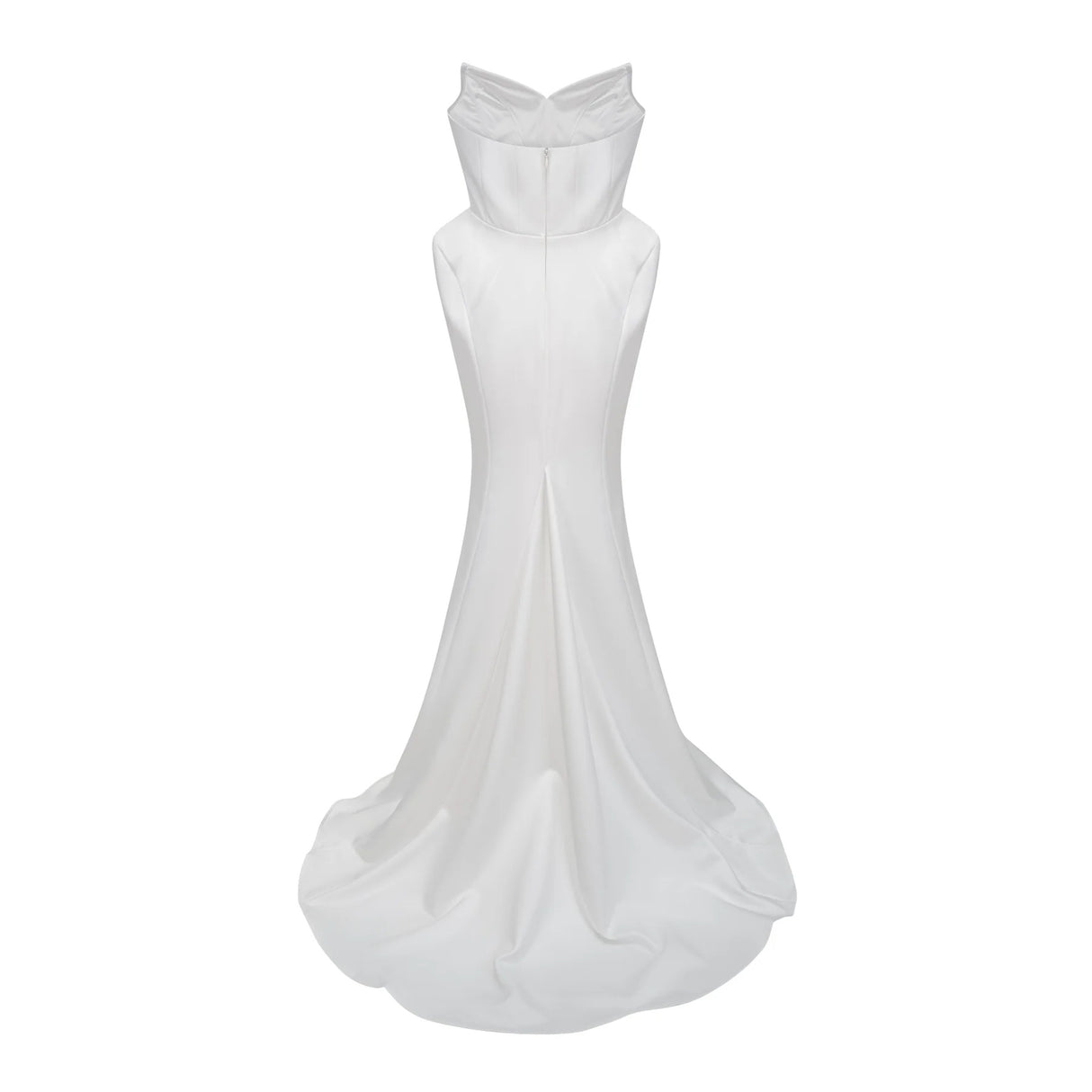 Alba White Barrel Waist Corset Maxi Dress