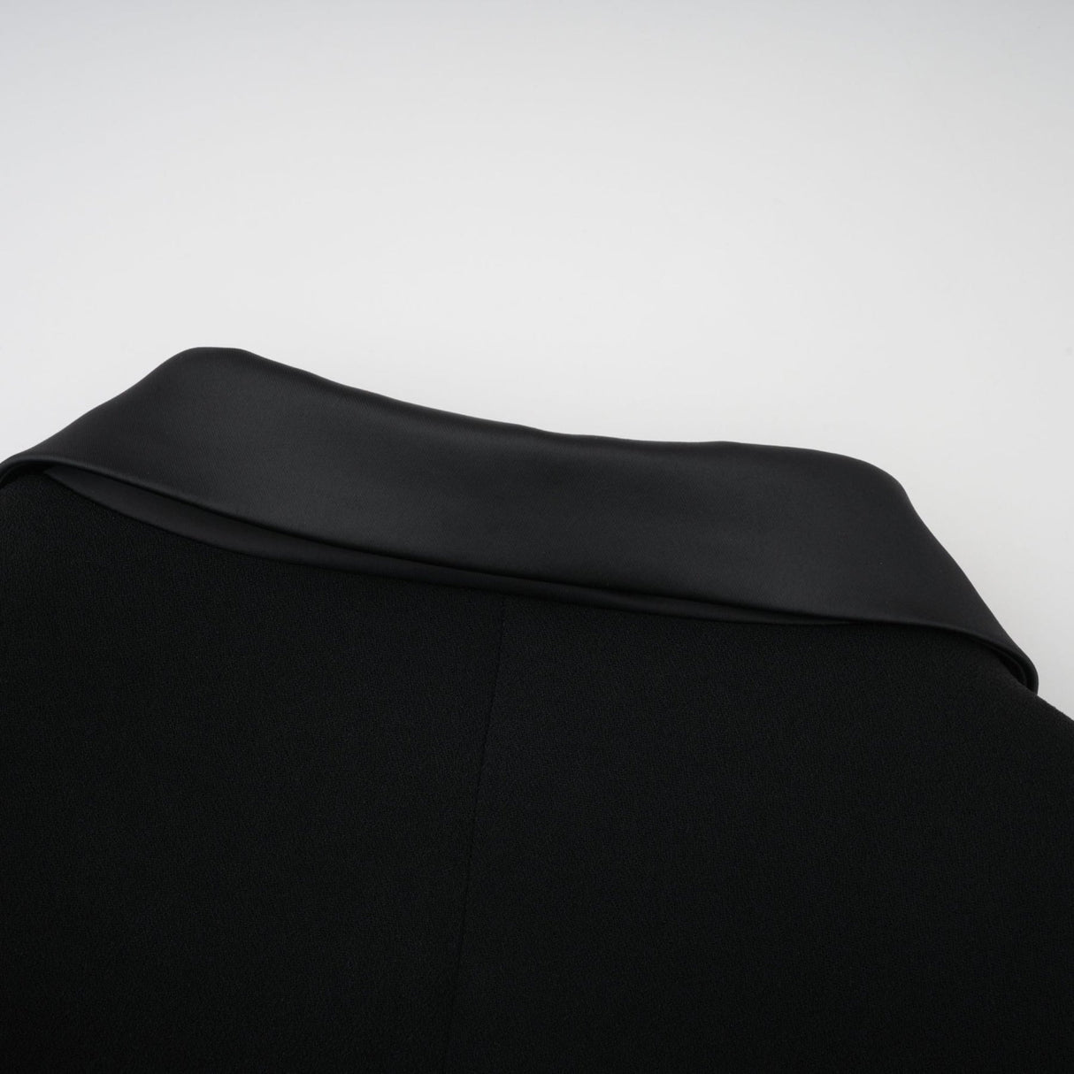 Alessandra Maxi Dress - Peak Lapels - Crystal Embellishment - Flared Hem - Front Button Fastening