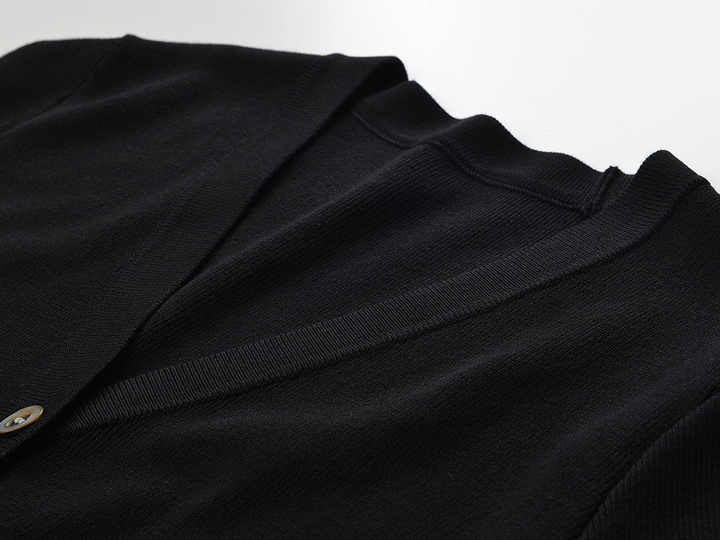 Alexa V - Neck Fitted Top - Feather Detailing and Stylish Buttons for a Contemporary Look