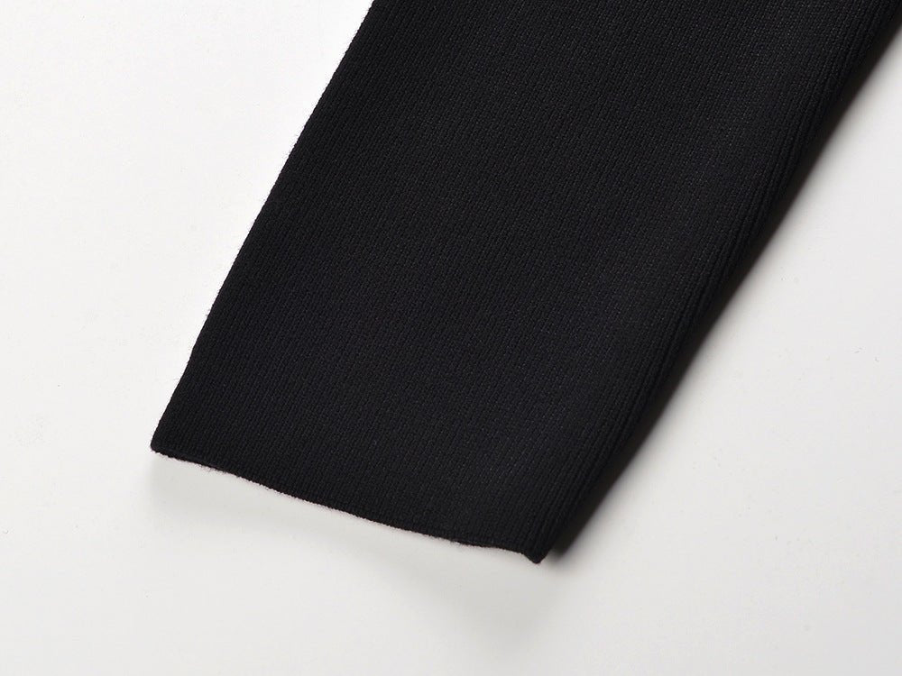 Alexa V - Neck Fitted Top - Feather Detailing and Stylish Buttons for a Contemporary Look