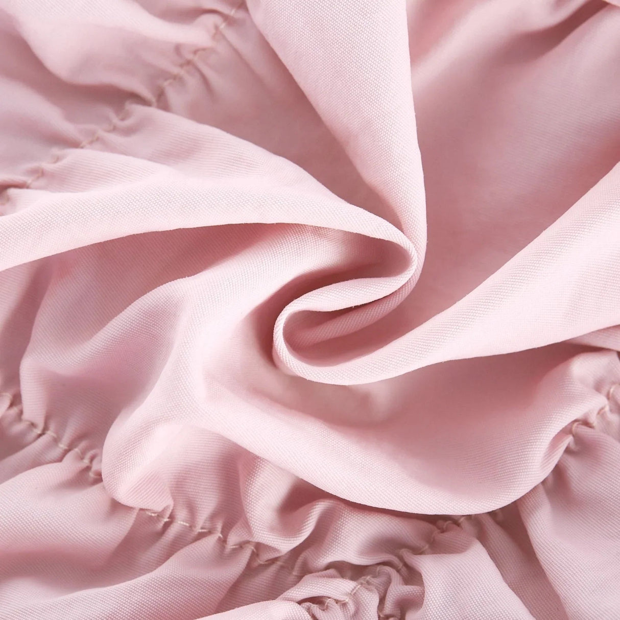 Alice Midi Dress - Off the Shoulder Style - Pleated Design - Flounce Hem - Puff Sleeves