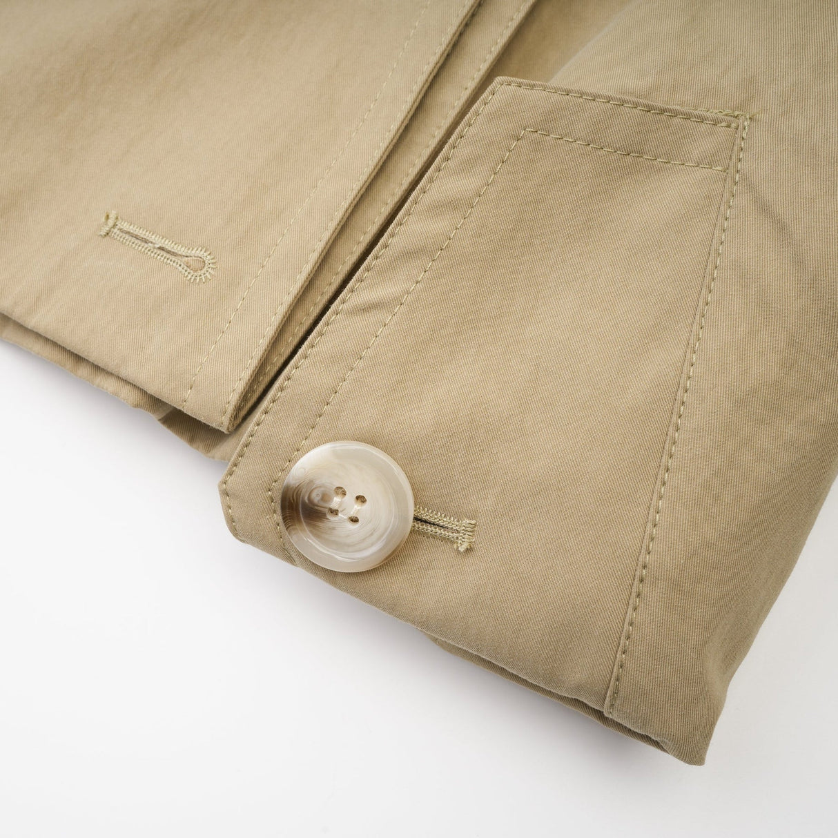 Alice Trench Coat - Classic Lapels - Belted Waist - Extra Long Sleeves - Buttoned Cuffs