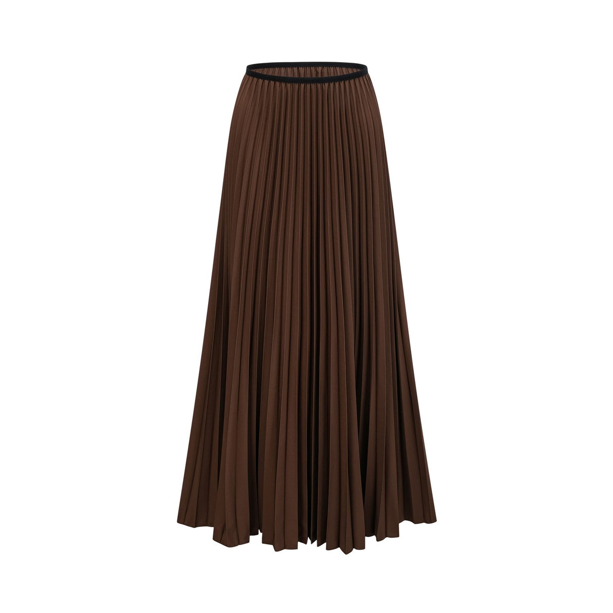 Alina Skirt & Top Set - V - neck Top - Long Slit Sleeves - Tied Waist - Maxi Length Skirt