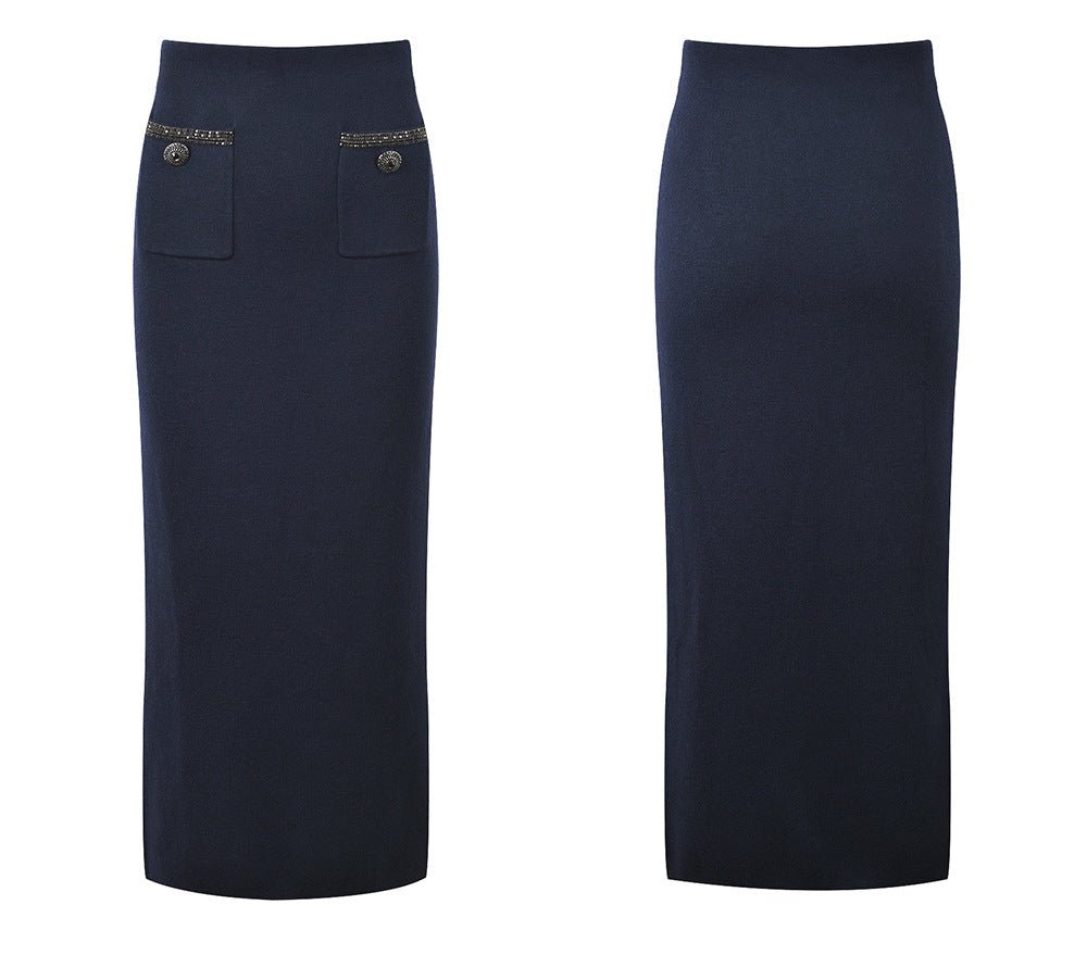 Alina Top & Skirt Set - Tailored Silhouette - Classic Suit Design - Structured Fit - Versatile Styling