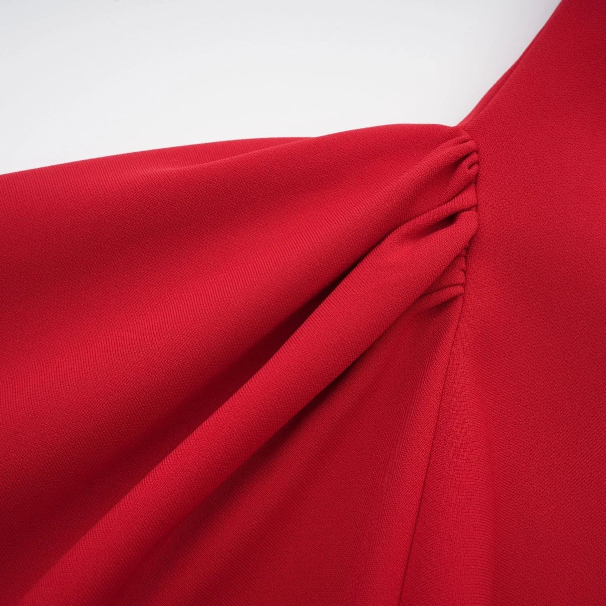 Allison Mini Dress - Strapless - Off the Shoulder - Fitted Waistline - Flared Skirt - Rear Zip Fastening