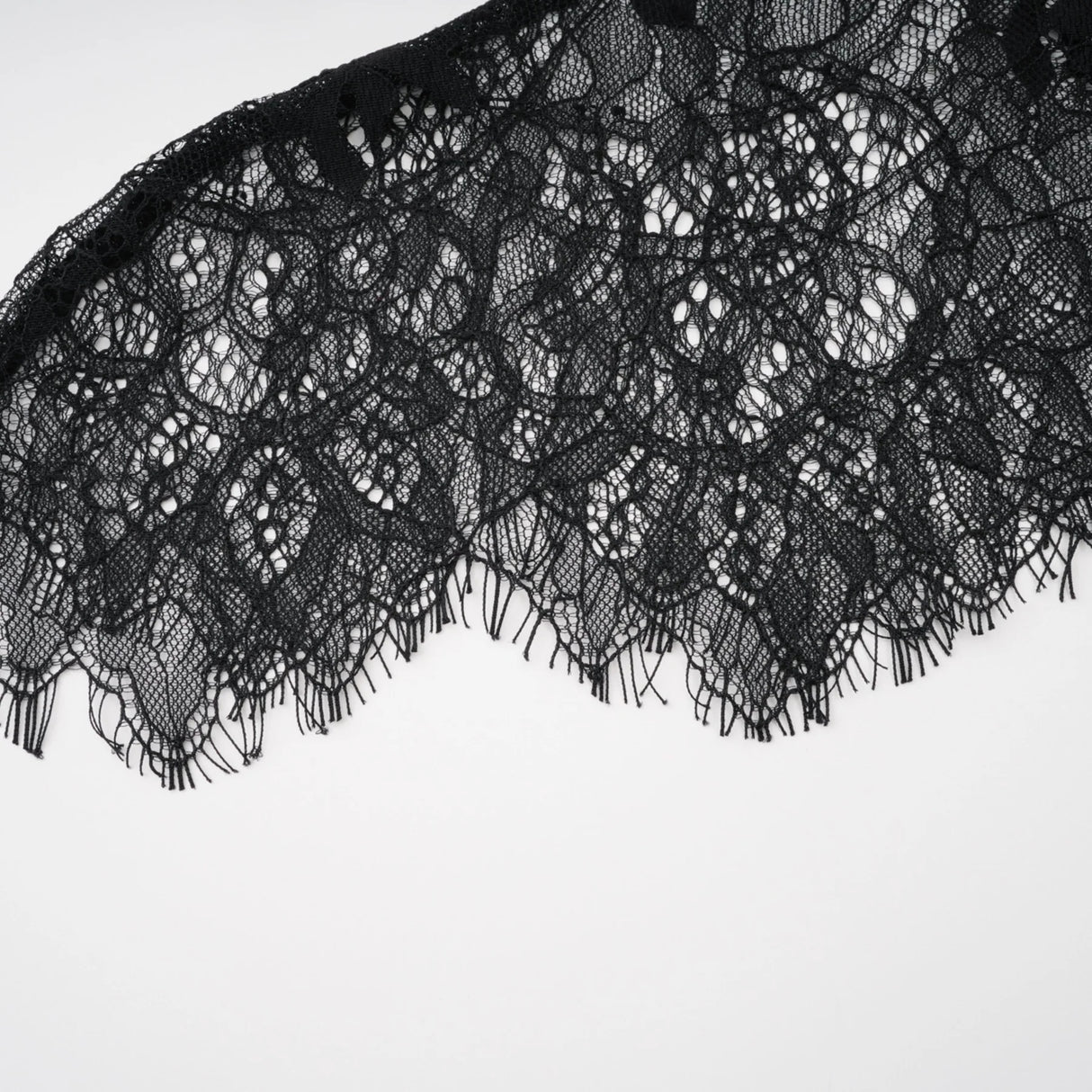 Alvaro Black Lace Shawl Dress Set
