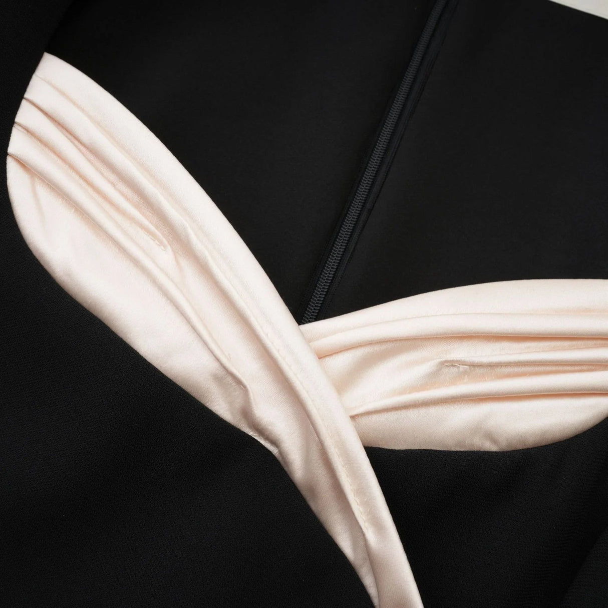 Alyson Long Sleeve Mini Dress - Shoulder Pads - Embossed Buttons - Fitted Silhouette - Rear Zip Fastening