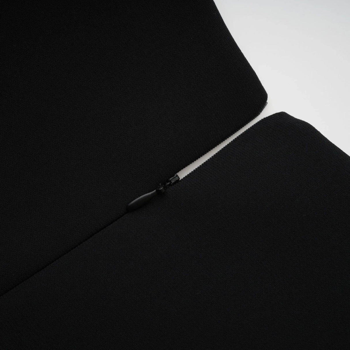 Alyson Long Sleeve Mini Dress - Shoulder Pads - Embossed Buttons - Fitted Silhouette - Rear Zip Fastening