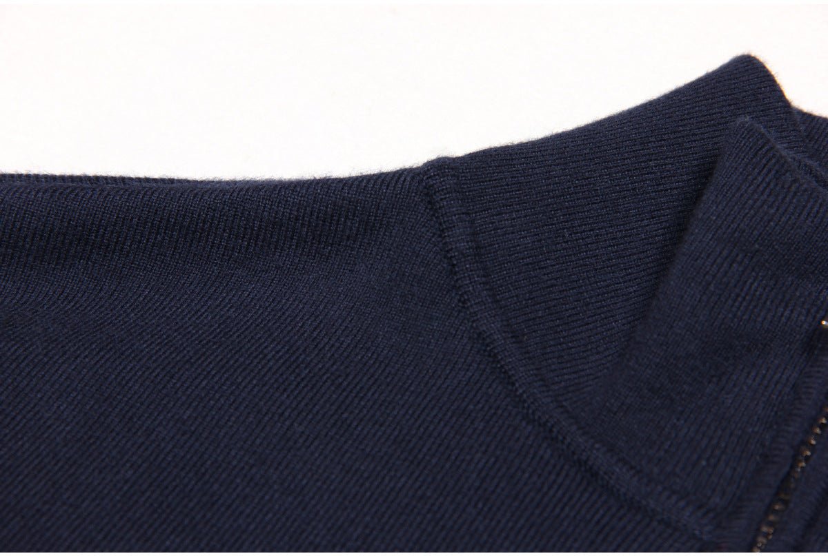 Amaya Cropped Zip - Up Jacket - Fitted with Contrasting Pockets and Ribbed Cuffs