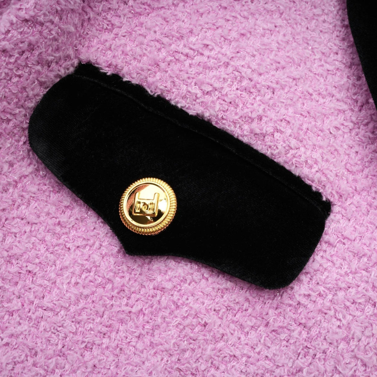 Amber Blazer & Skirt - V Neck Design - Front Button Embellishments - Cinched Waist - Rear Zip Fastening