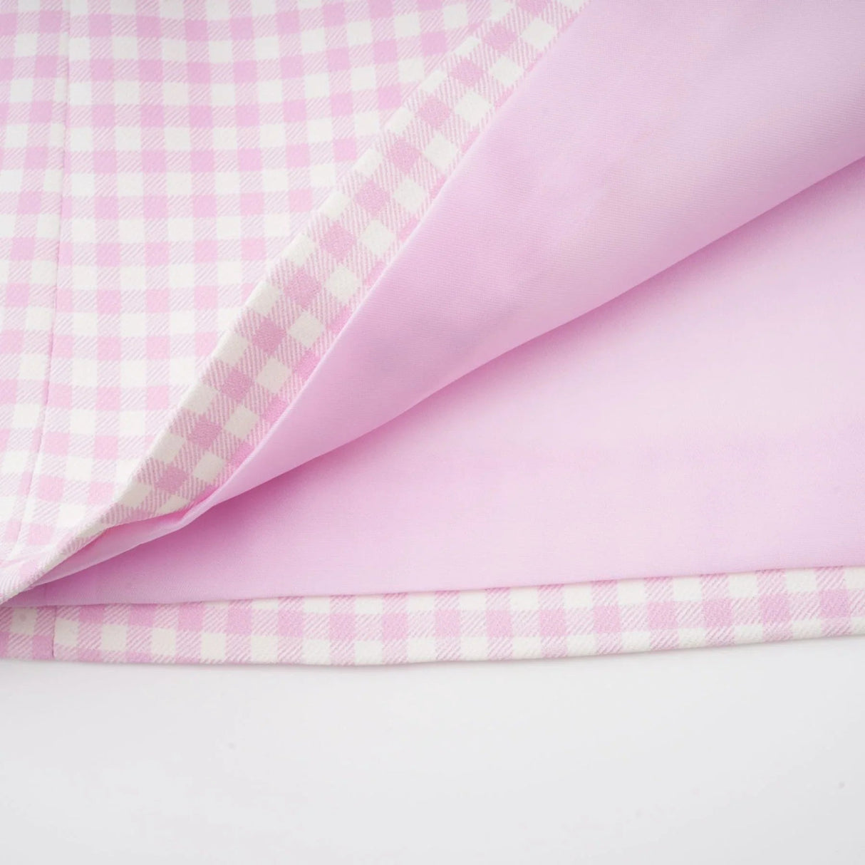 Amelia Virgin Wool Gingham Corset Top and Mini Skirt Set