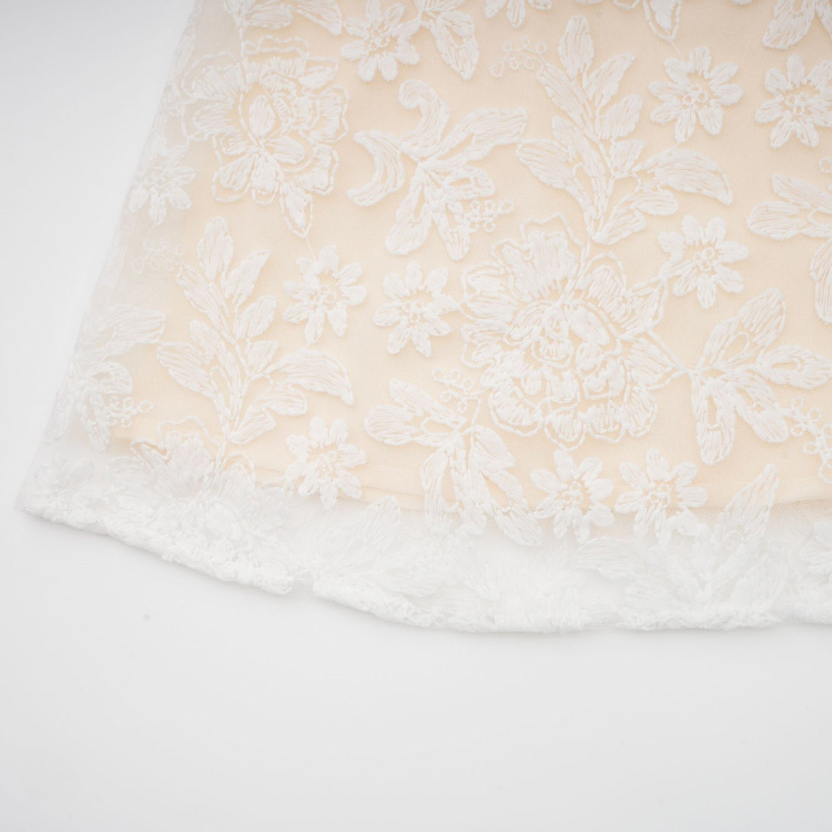 Amelina Midi Dress - Bustier Style - Corset Detailing - Embroidered Design - Spaghetti Straps - Rear Zip Fastening