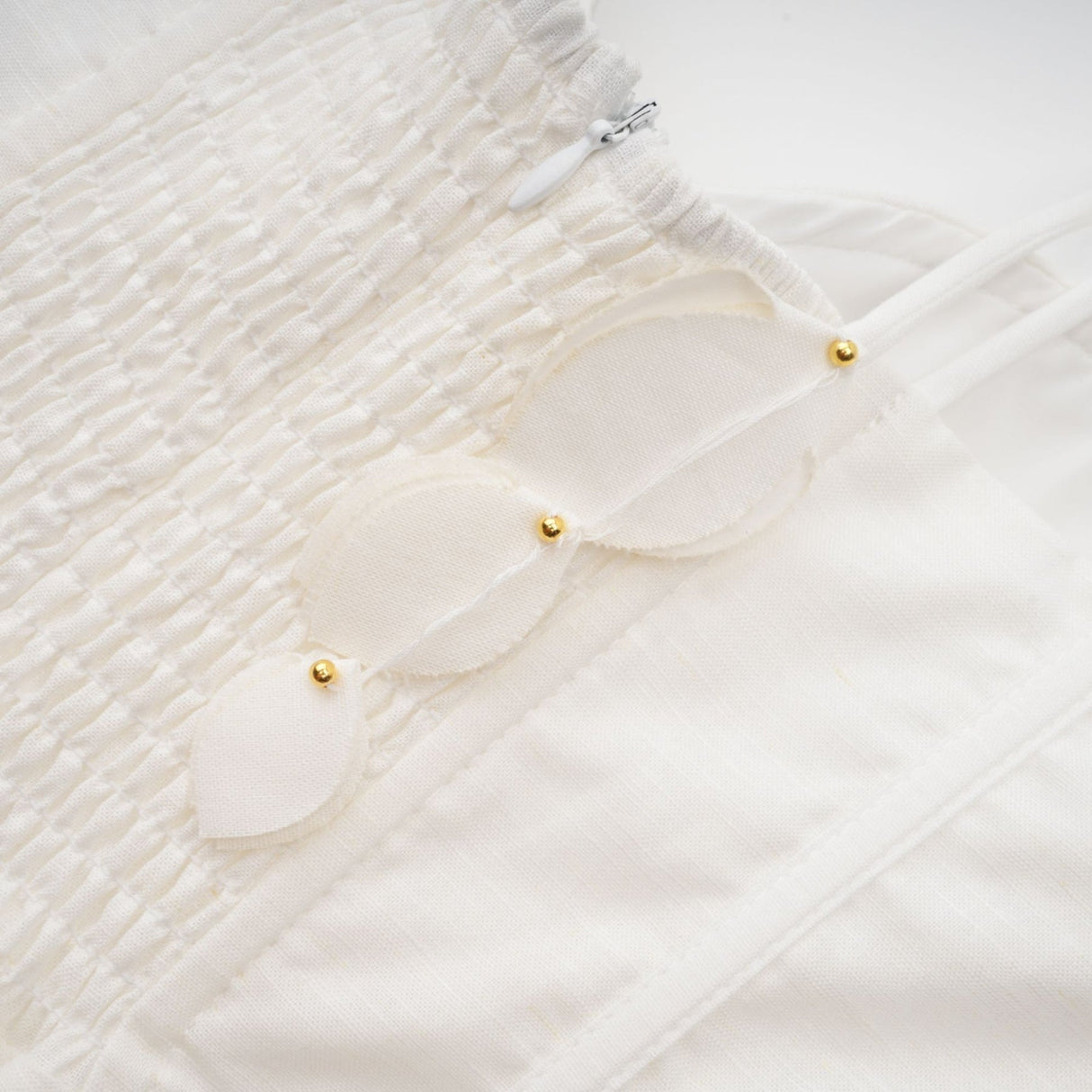 Andromeda Midi Dress - Sweetheart Neckline - Bustier Style - Rouleau Straps - Pockets Zip Length