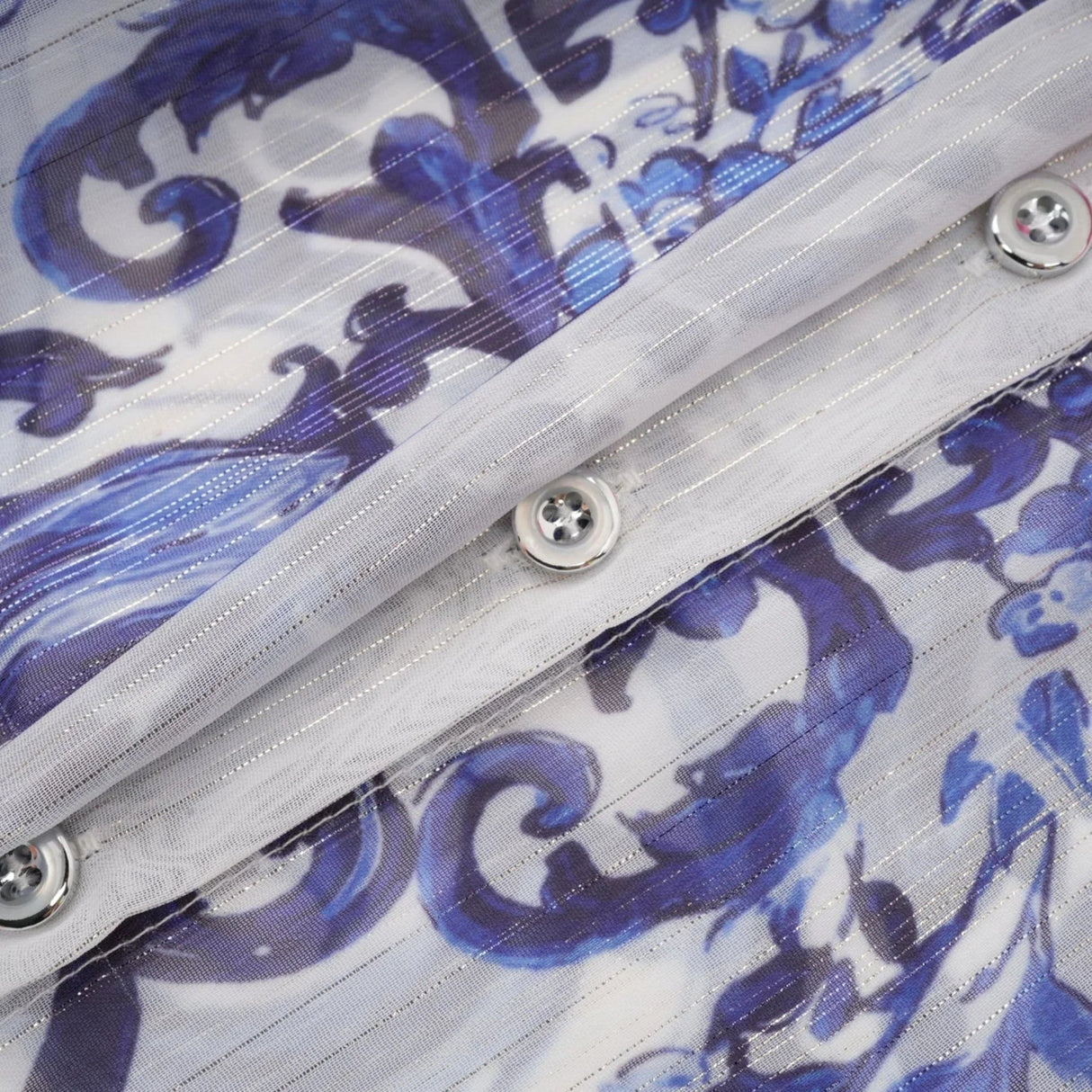 Angela Midi Dress - Long Sleeve Tulle Design - Pattern - Cinched Waist