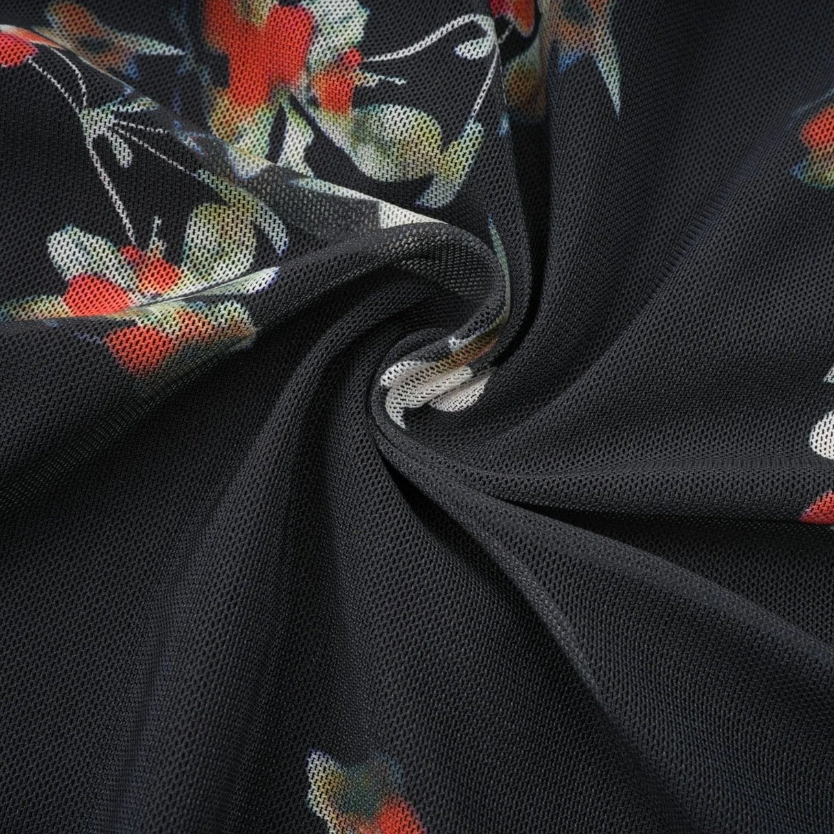 Angelica Floral Midi Dress - Delicate Spaghetti Straps - Square Neckline - Low - Cut Back - Chic Rear Slit Detail