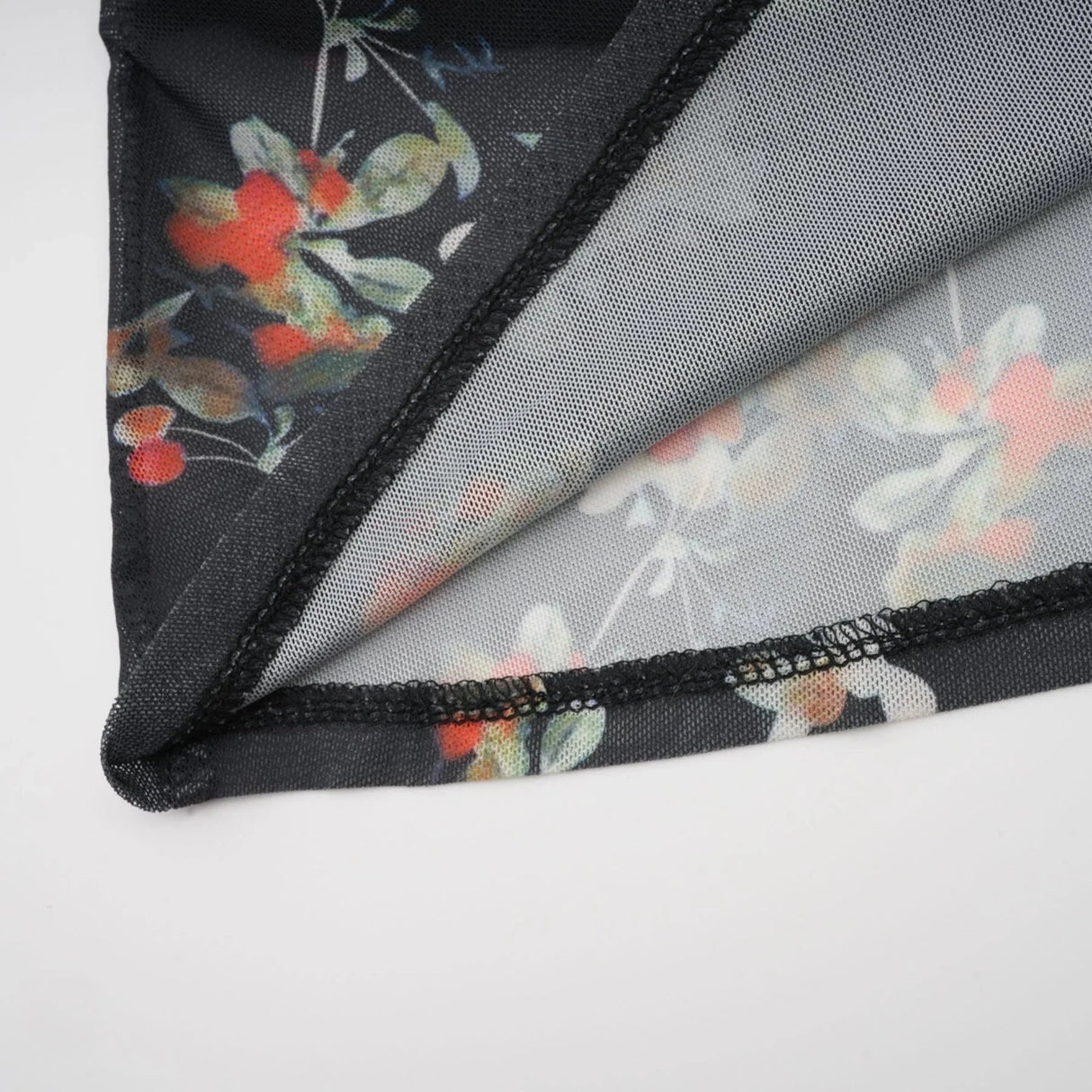 Angelica Floral Midi Dress - Delicate Spaghetti Straps - Square Neckline - Low - Cut Back - Chic Rear Slit Detail