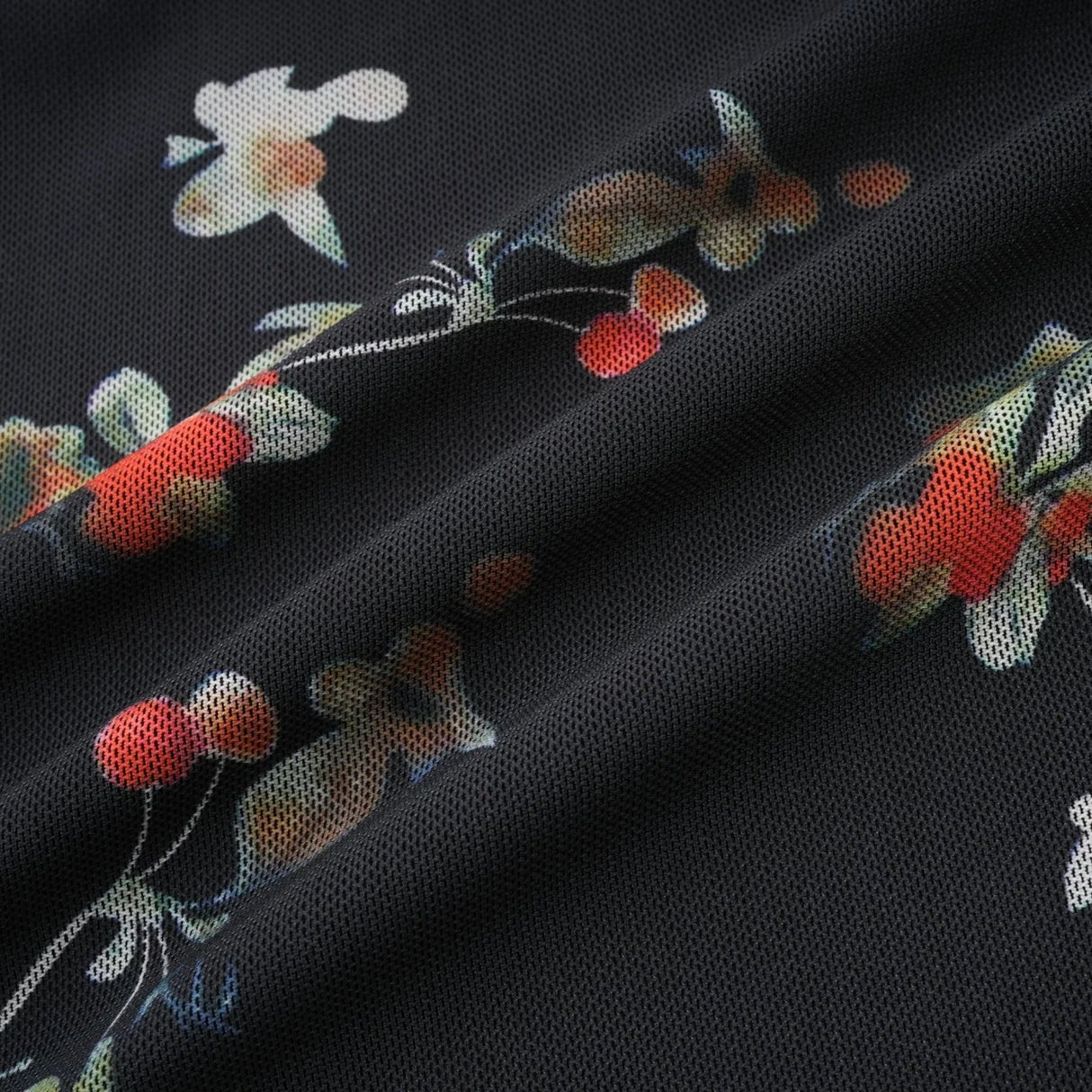 Angelica Floral Midi Dress - Delicate Spaghetti Straps - Square Neckline - Low - Cut Back - Chic Rear Slit Detail