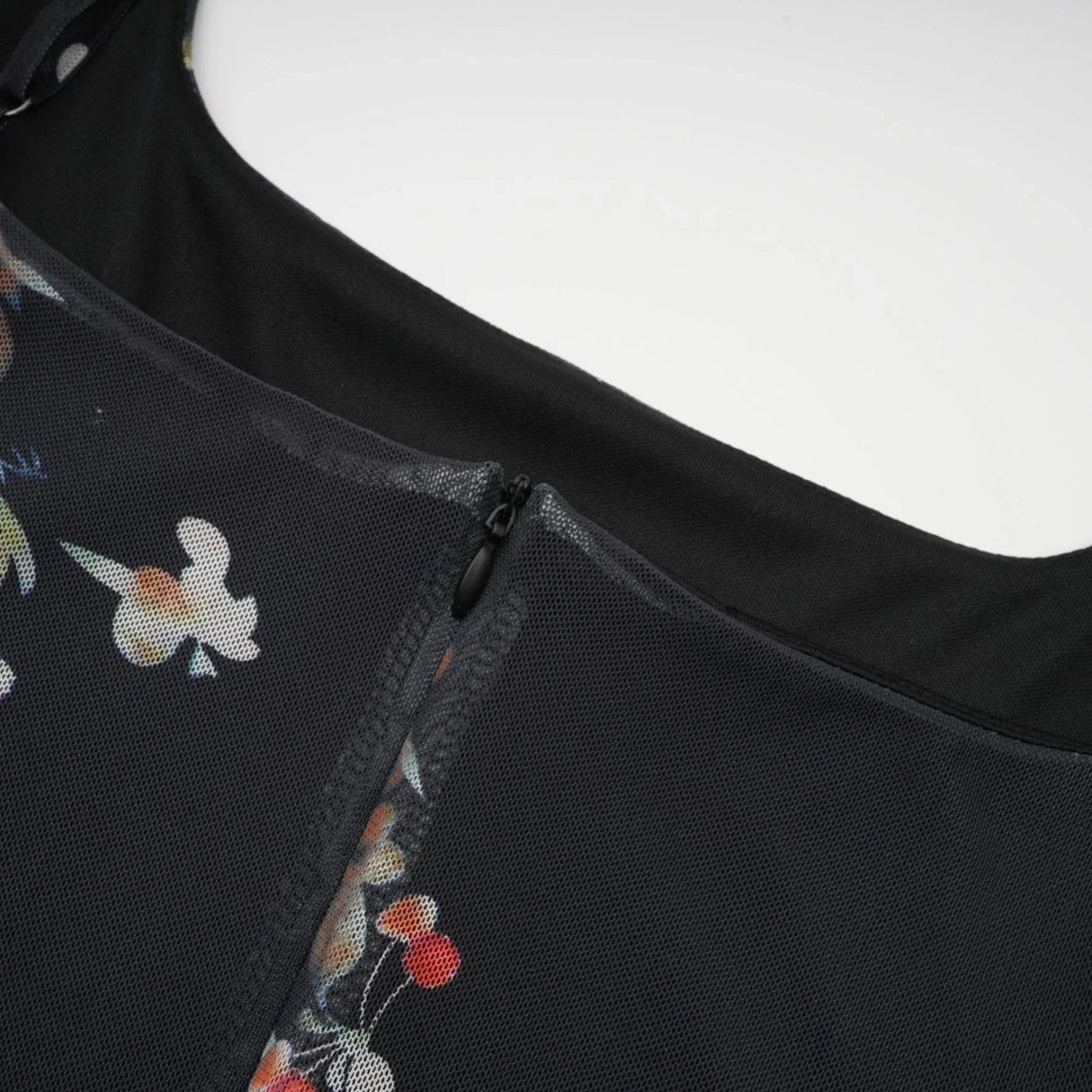 Angelica Floral Midi Dress - Delicate Spaghetti Straps - Square Neckline - Low - Cut Back - Chic Rear Slit Detail