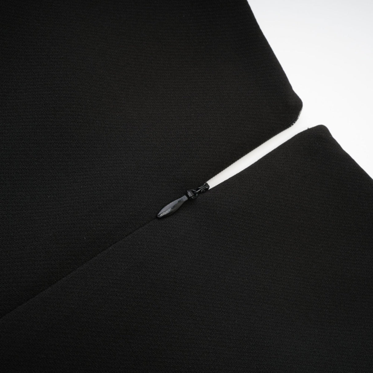 Angelina Dress - Sleeveless - Round Neck - Cut - Out Crystal Embellished Zip Thigh - Length