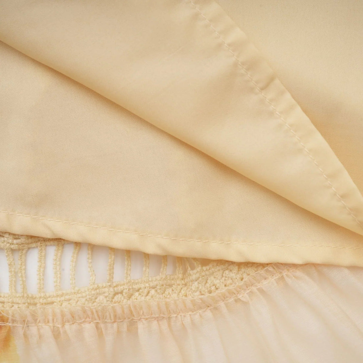 Angelina Floral Midi Dress - Round Neck Blouse - Buttoned Cuffs - Semi - Sheer with Rear Button Fastening and Lace Details