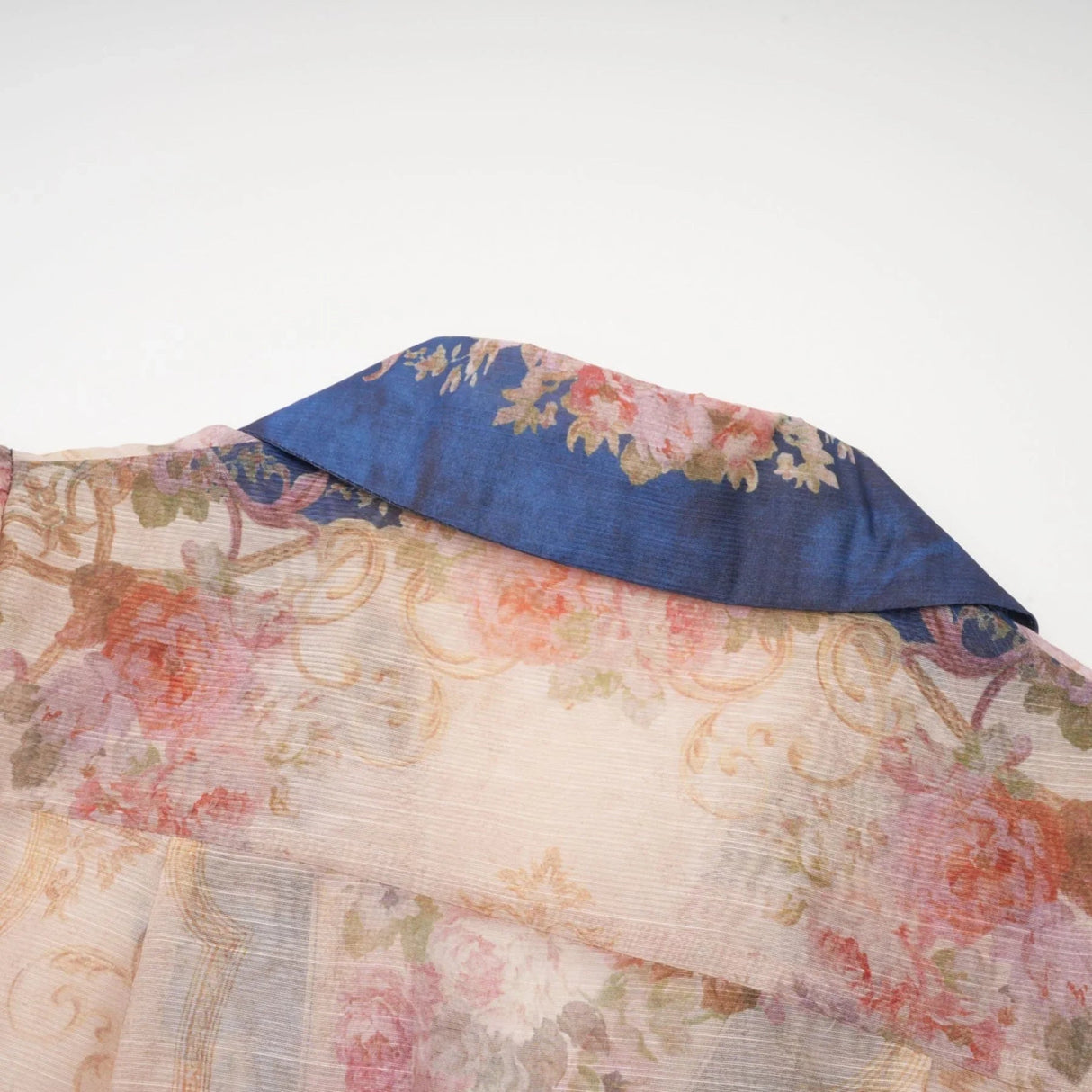 Anna Midi Dress – Long Sleeves – Lapels – Pattern Printed