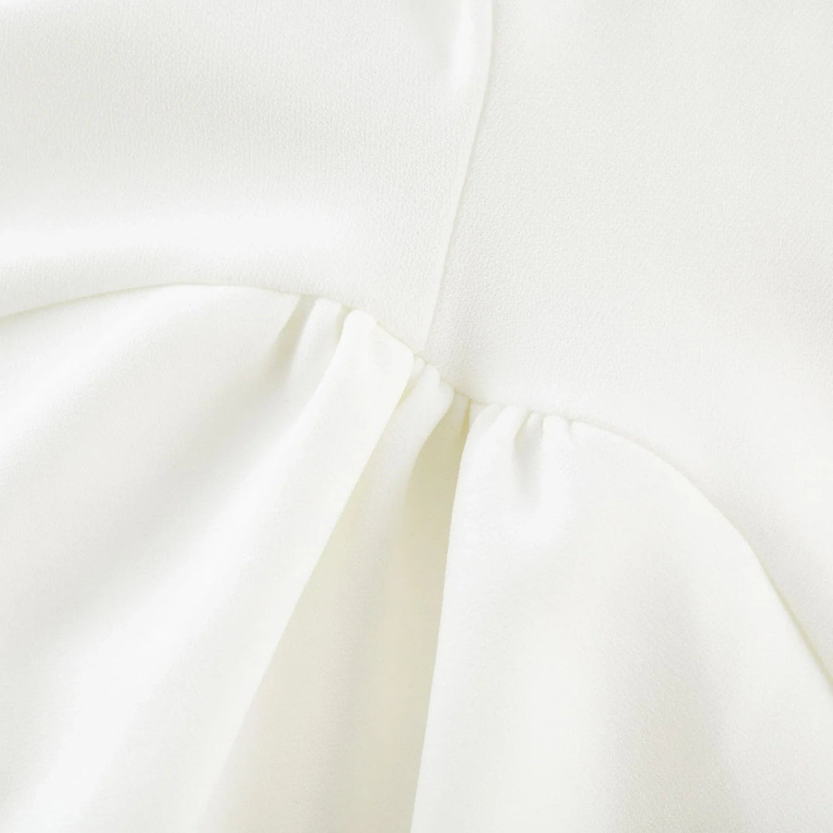 Annie Midi Dress - Square Neck - Sleeveless - Pleat Detailing - Waist Tightened Design - Flared Skirt