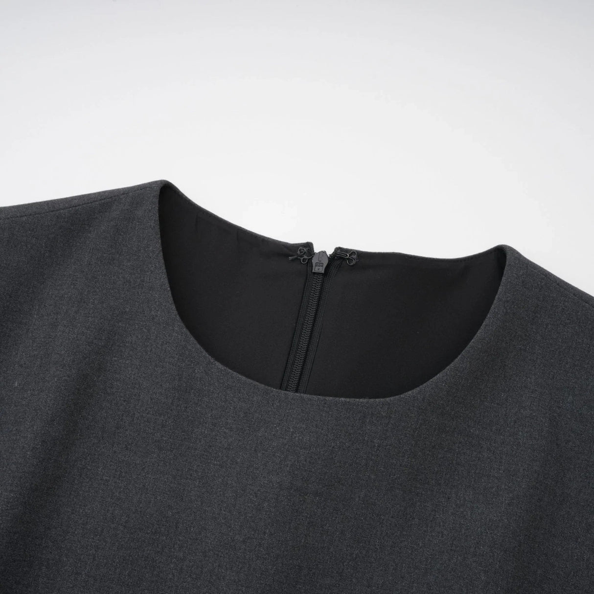 Antonietta Mini Dress - Sleeveless Crew Neck with Feather and Crystal Embellishments