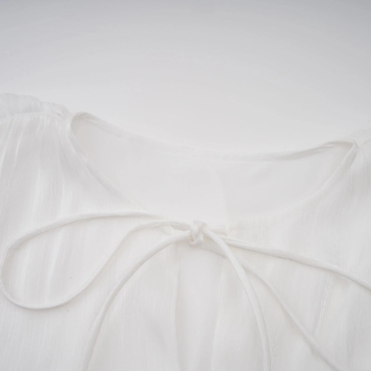 Antonina Mini Dress White Glitter Pleated Layered