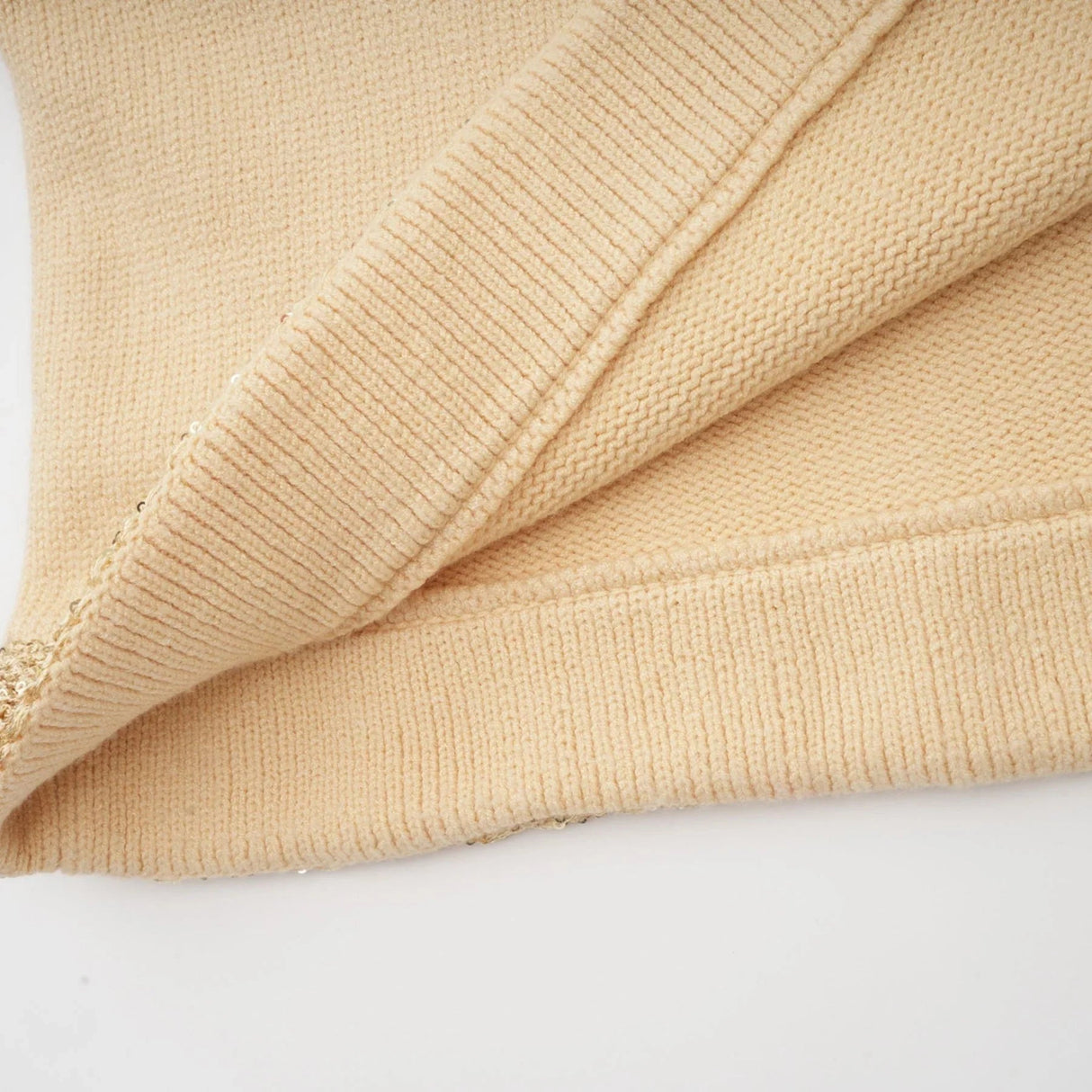 April Vest Top - U - neckline - Sleeveless - Sequined Embellishment