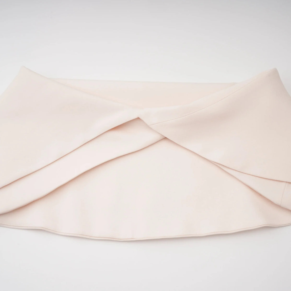 Aria White Asymmetrical Shawl Tulle Panel Dress Set