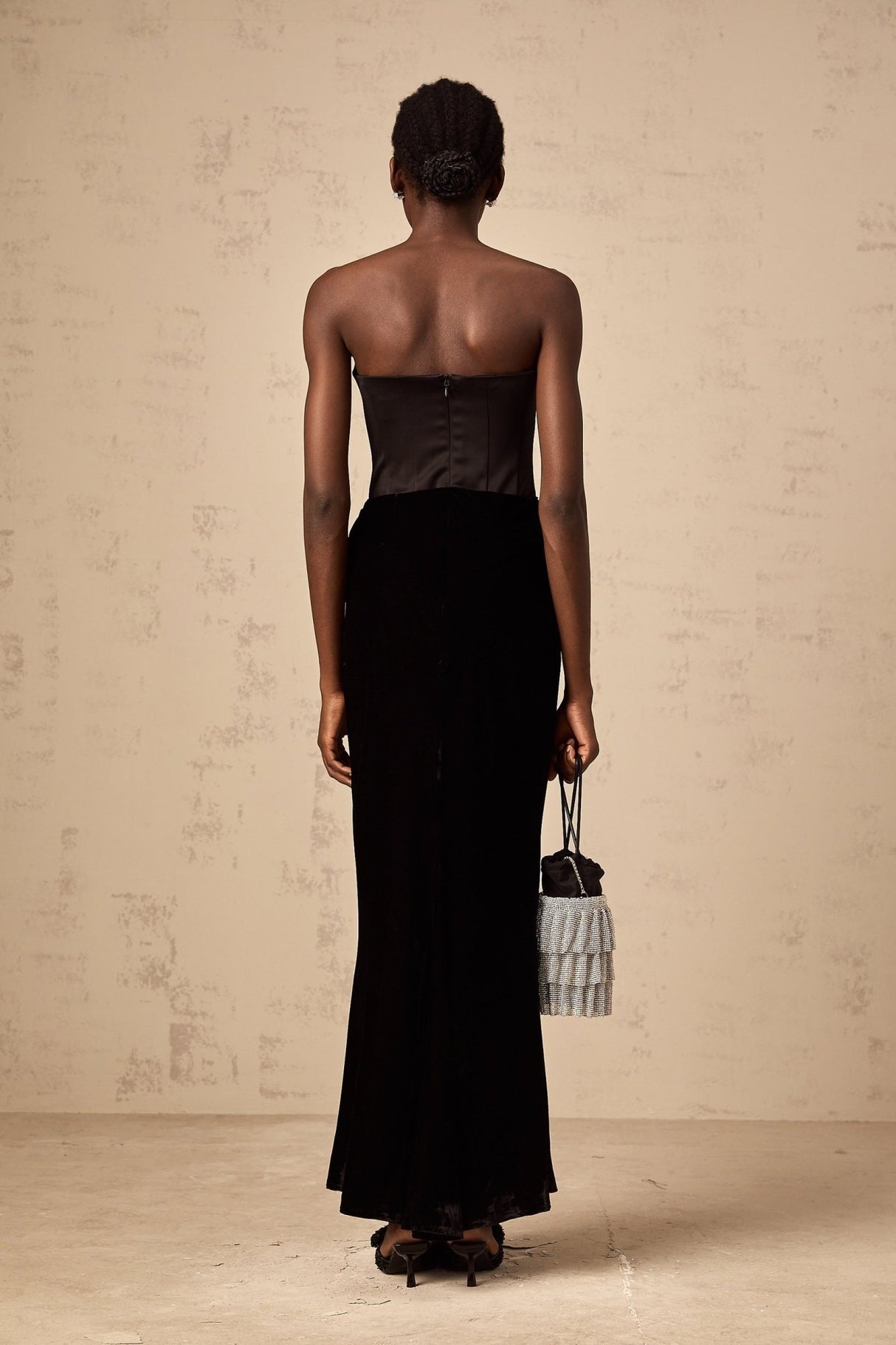 Artemide Maxi Dress - Off - Shoulder, Corset - Style, Ruched Detailing, Draped Detailing