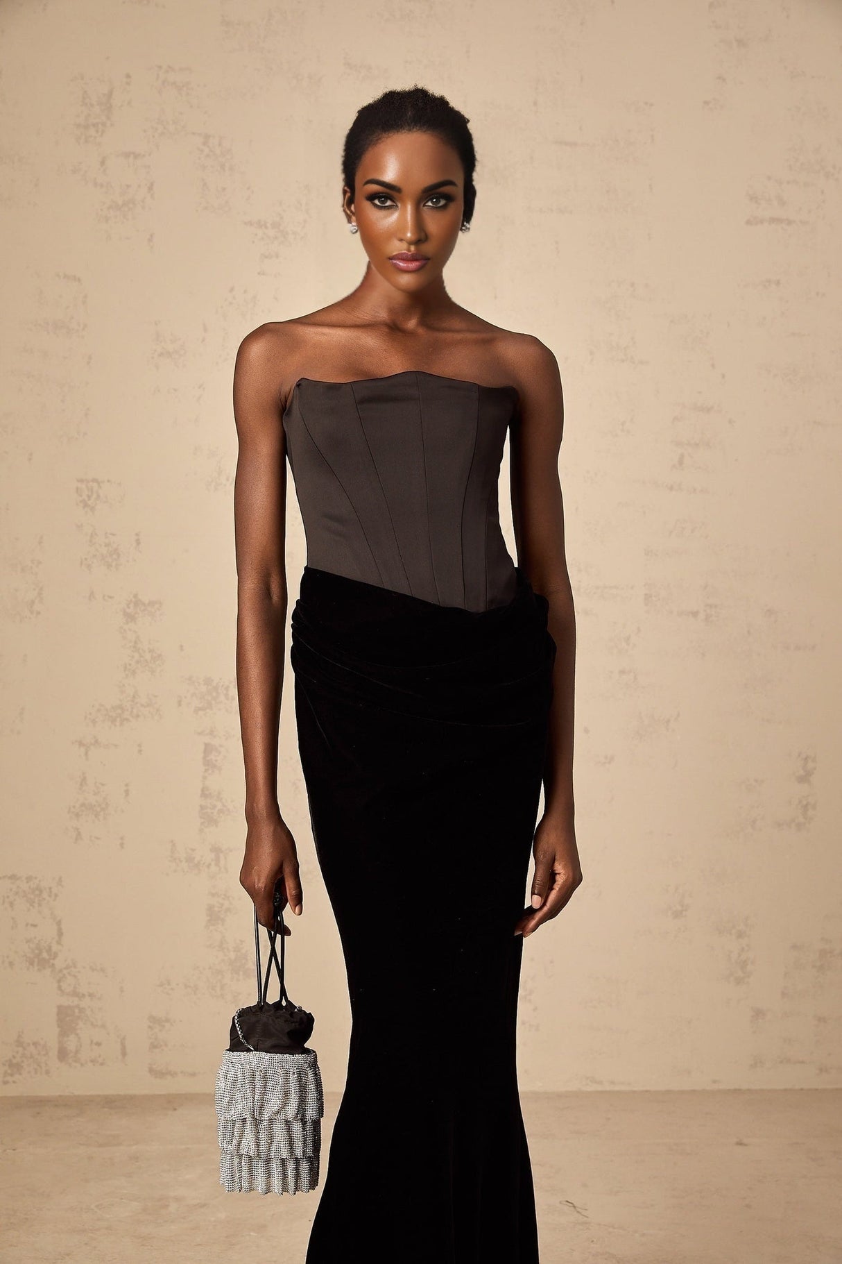 Artemide Maxi Dress - Off - Shoulder, Corset - Style, Ruched Detailing, Draped Detailing