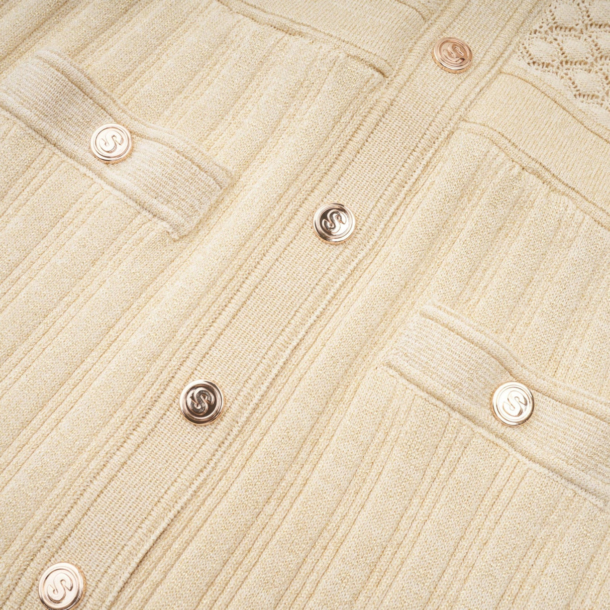 Ashley Midi Dress – Three - Quarter Sleeves – Stretch Jersey – Front Button Fastening