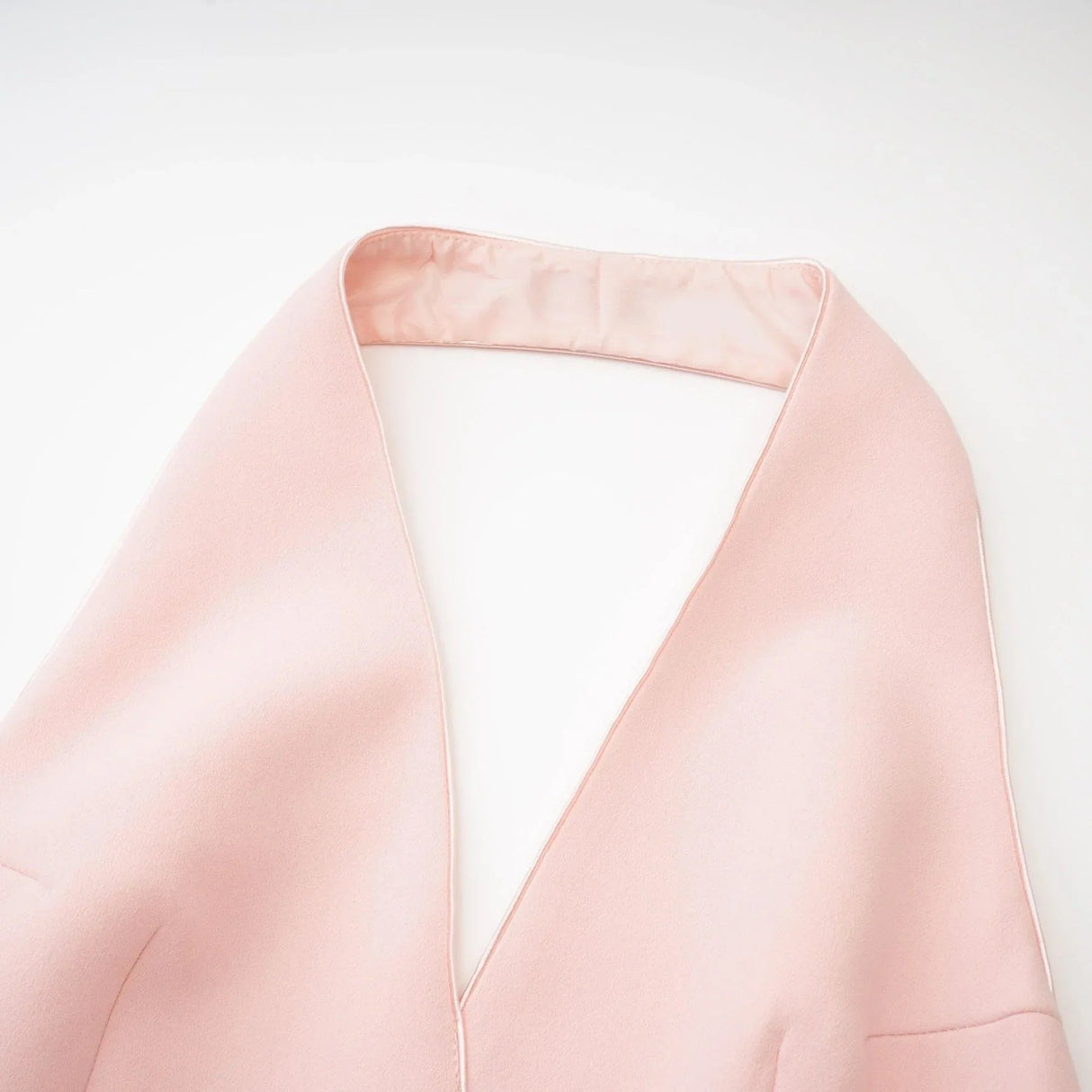 Aspen Pink Mini Dress - Sleeveless - Halter Neck - Front Golden Button Design - Rear Zip Fastening - Thigh Length