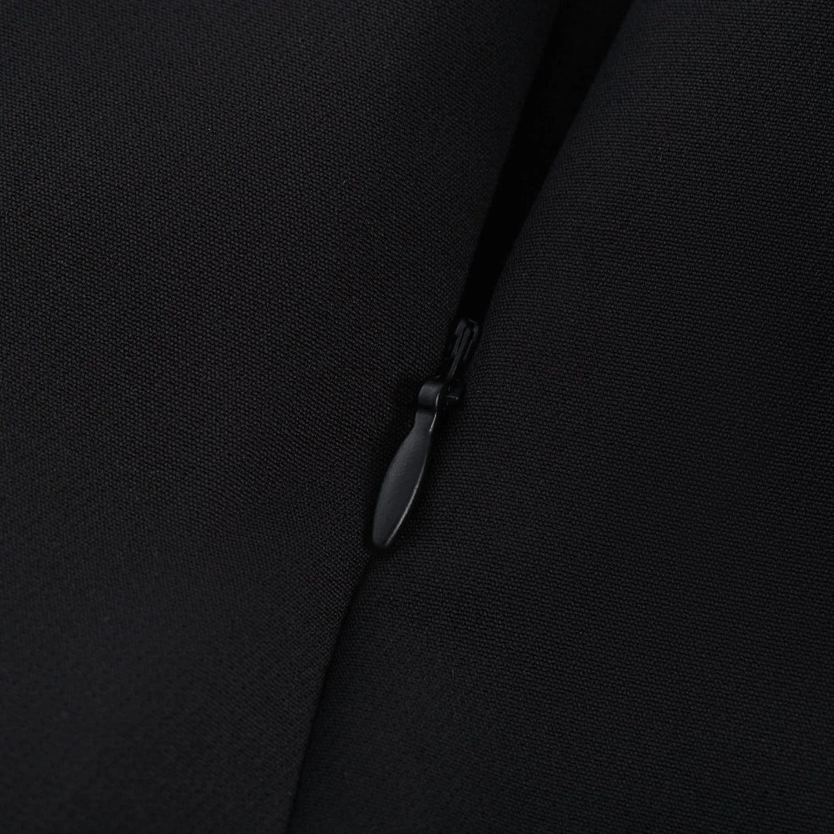 Assuntina Mini Dress - Faux - Flower Embellishment - Side Zip Fastening - Thigh Length - Straight Hem