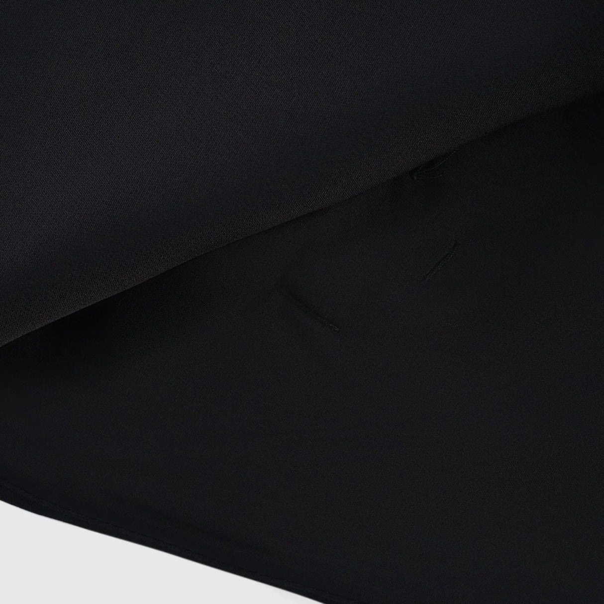 Assuntina Mini Dress - Faux - Flower Embellishment - Side Zip Fastening - Thigh Length - Straight Hem